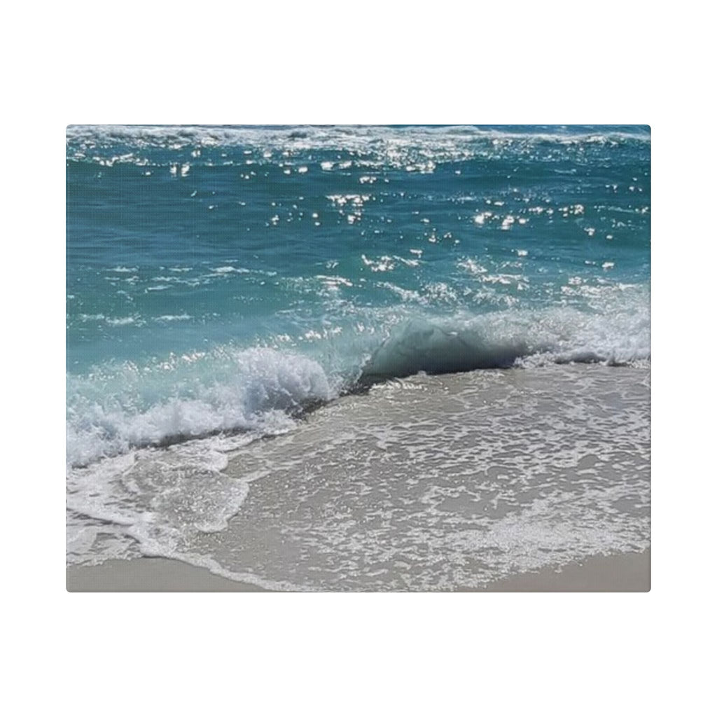 Emerald Coast Stretched Canvas — Coastal Landscape Wall Art