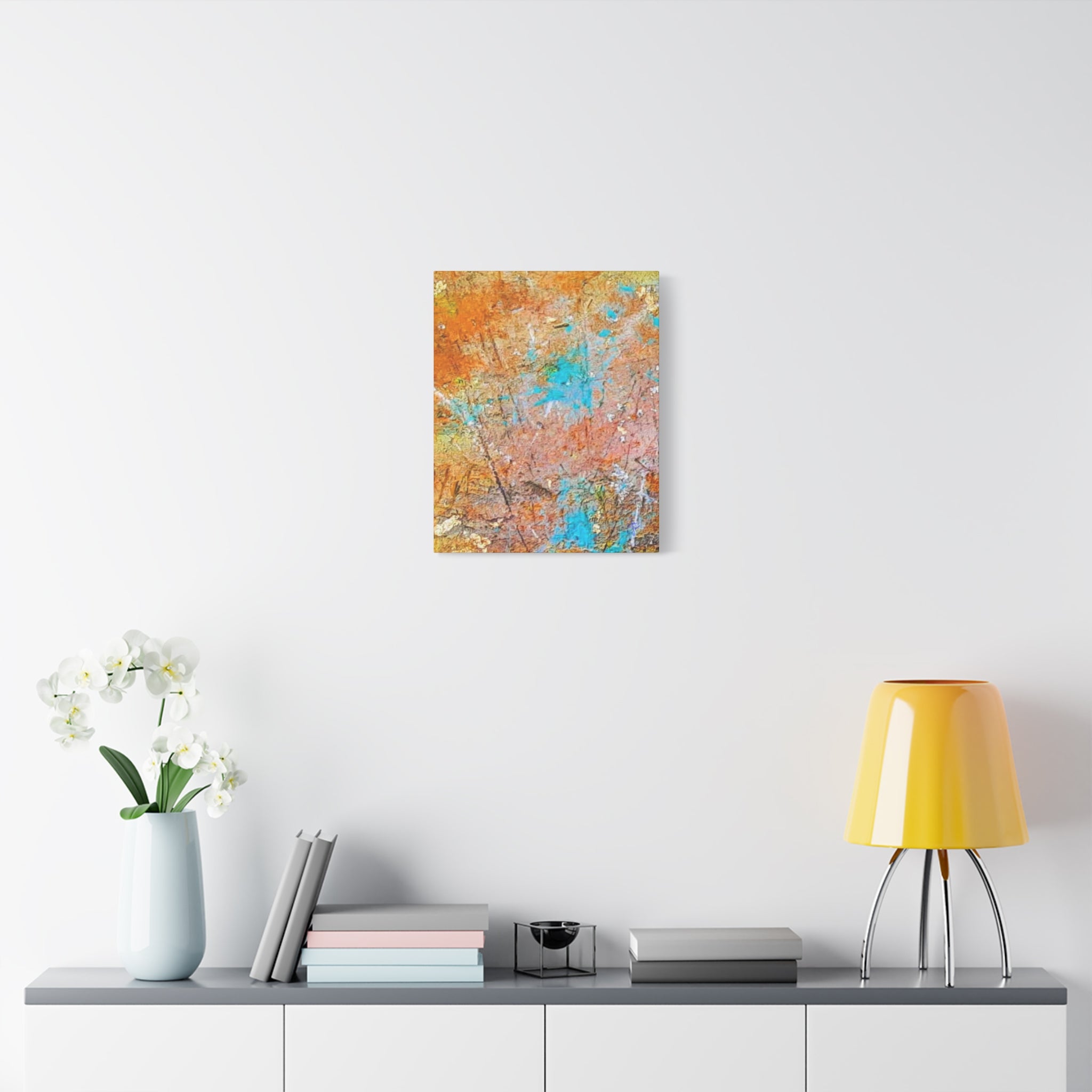 Matte Canvas Wall Art — 'Walk in the Woods' Abstract by Angie Jones (Stretched 1.25")