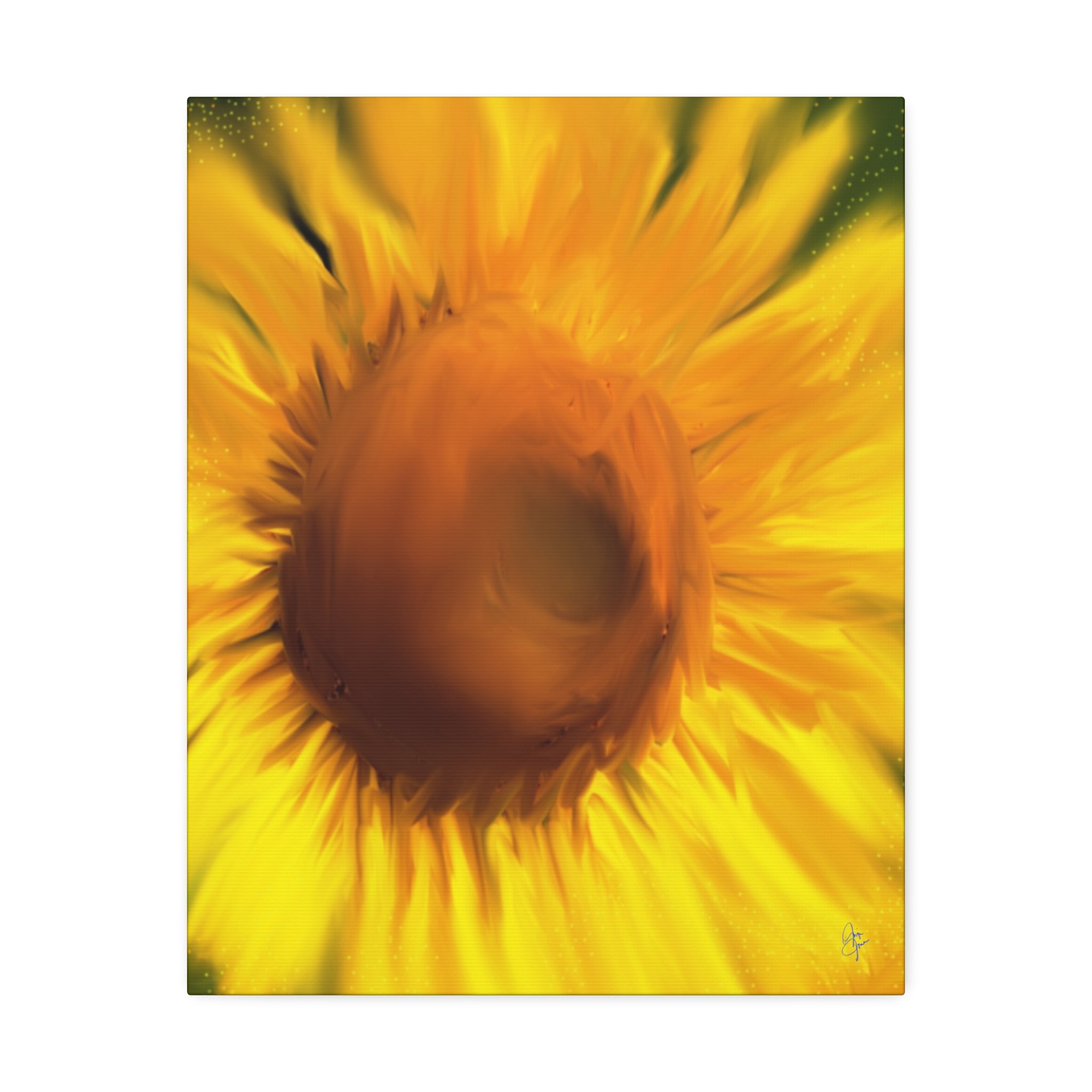 Sunflower Canvas Wall Art — Vibrant Floral Stretched Canvas
