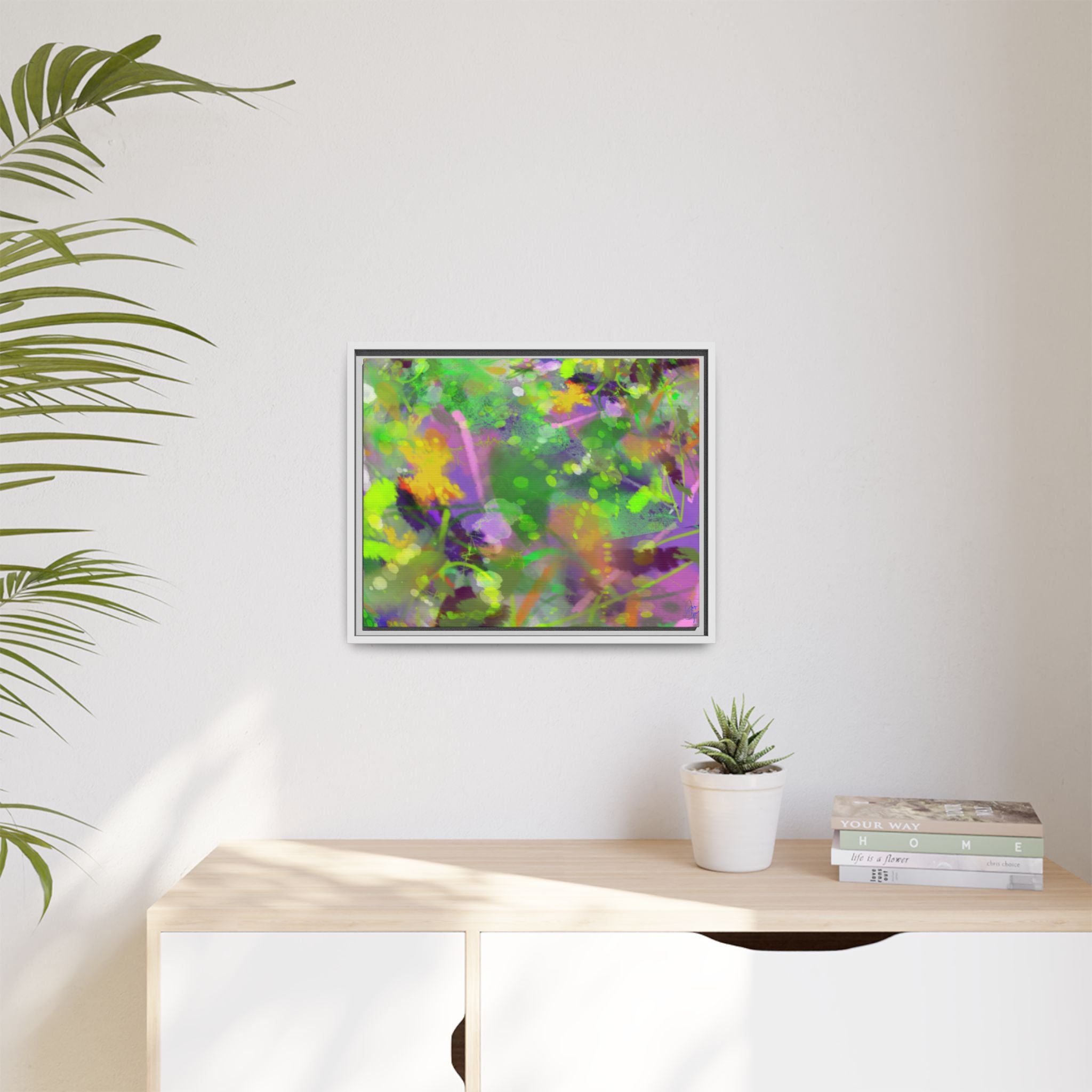 Matte Canvas, Framed (Multi-color)