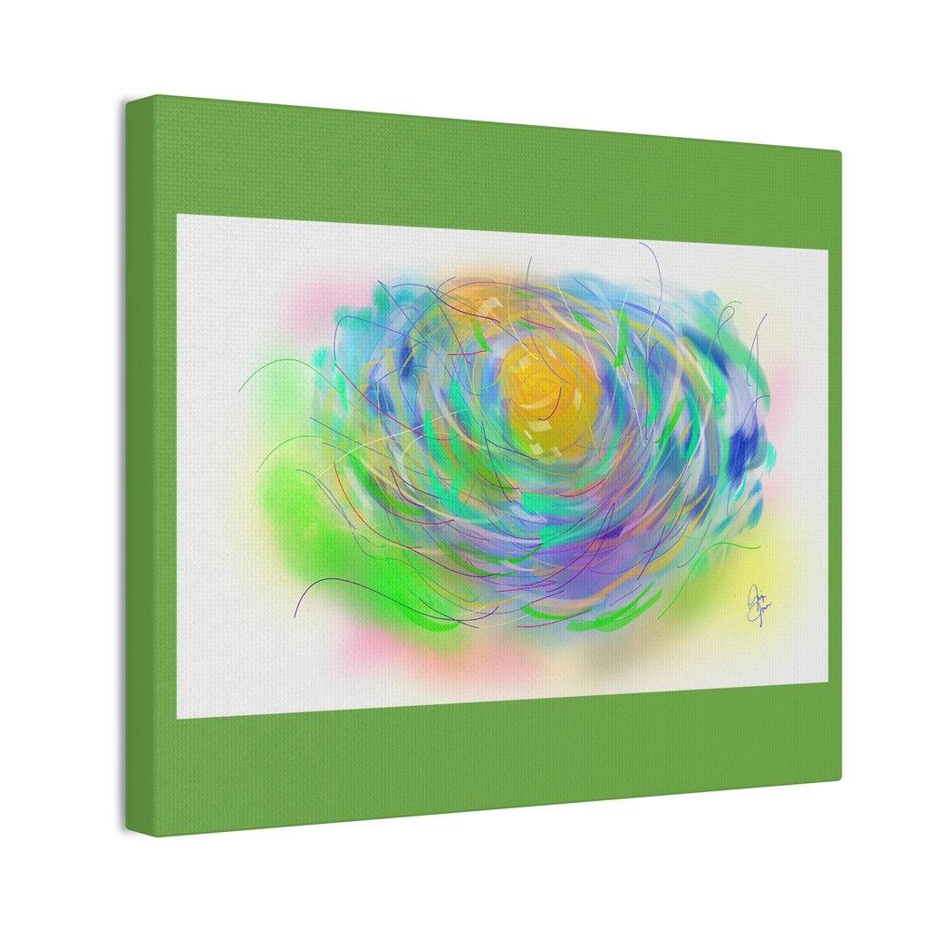 Abstract Floral Canvas