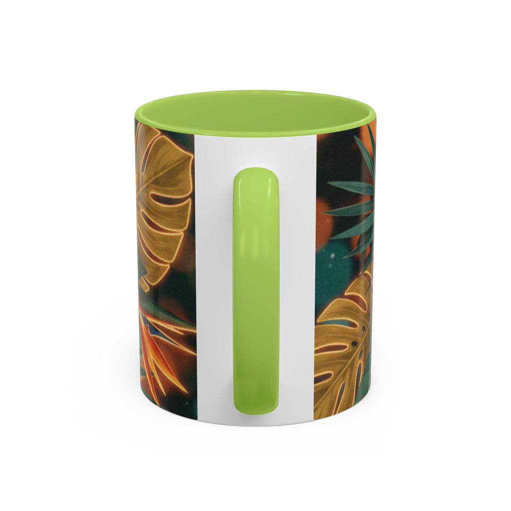 Hibiscus Tropical Coffee Mug — Floral Island Accent Mug (11/15 oz)