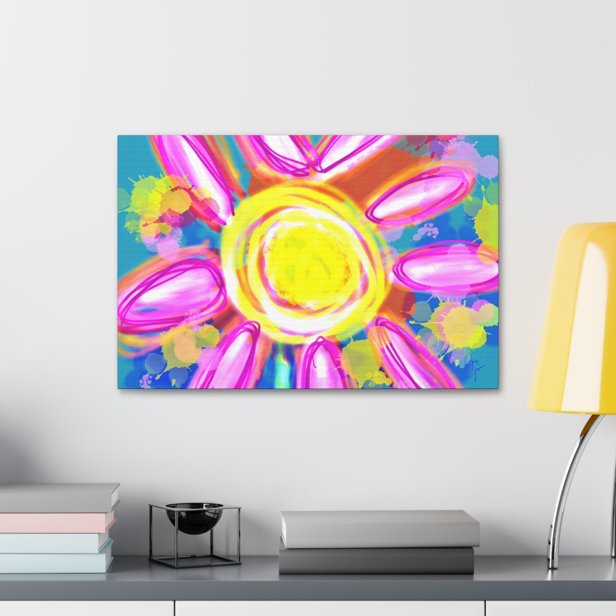Bright Sunshine Daisy Canvas