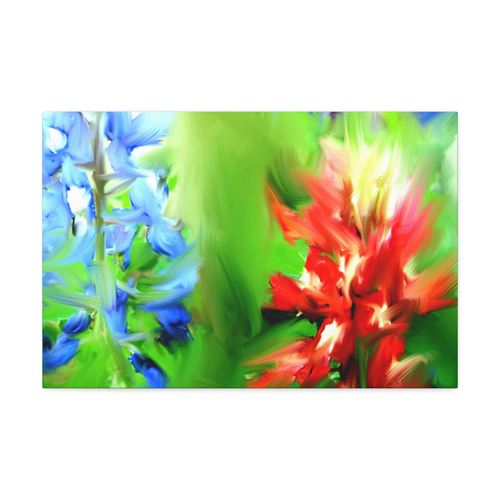 Texas Girl Bluebonnet Canvas