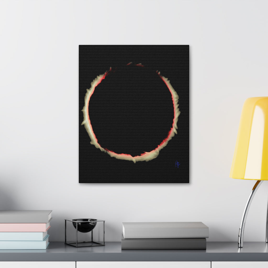 Solar Eclipse Canvas Stretched 1.5" — Wall Art Print