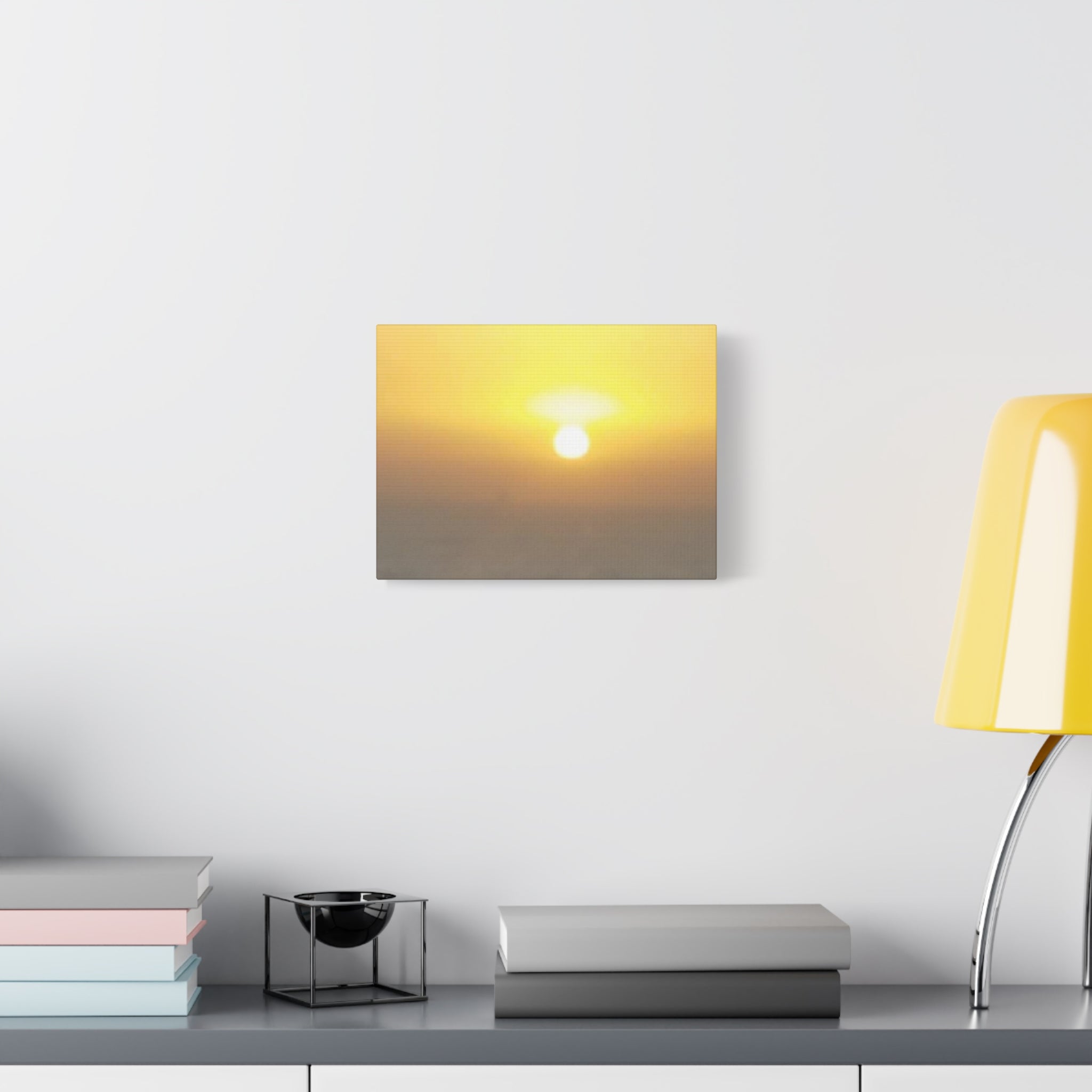 Sunset Seascape Matte Canvas Wall Art – Stretched 1.25" Coastal Sunset Print