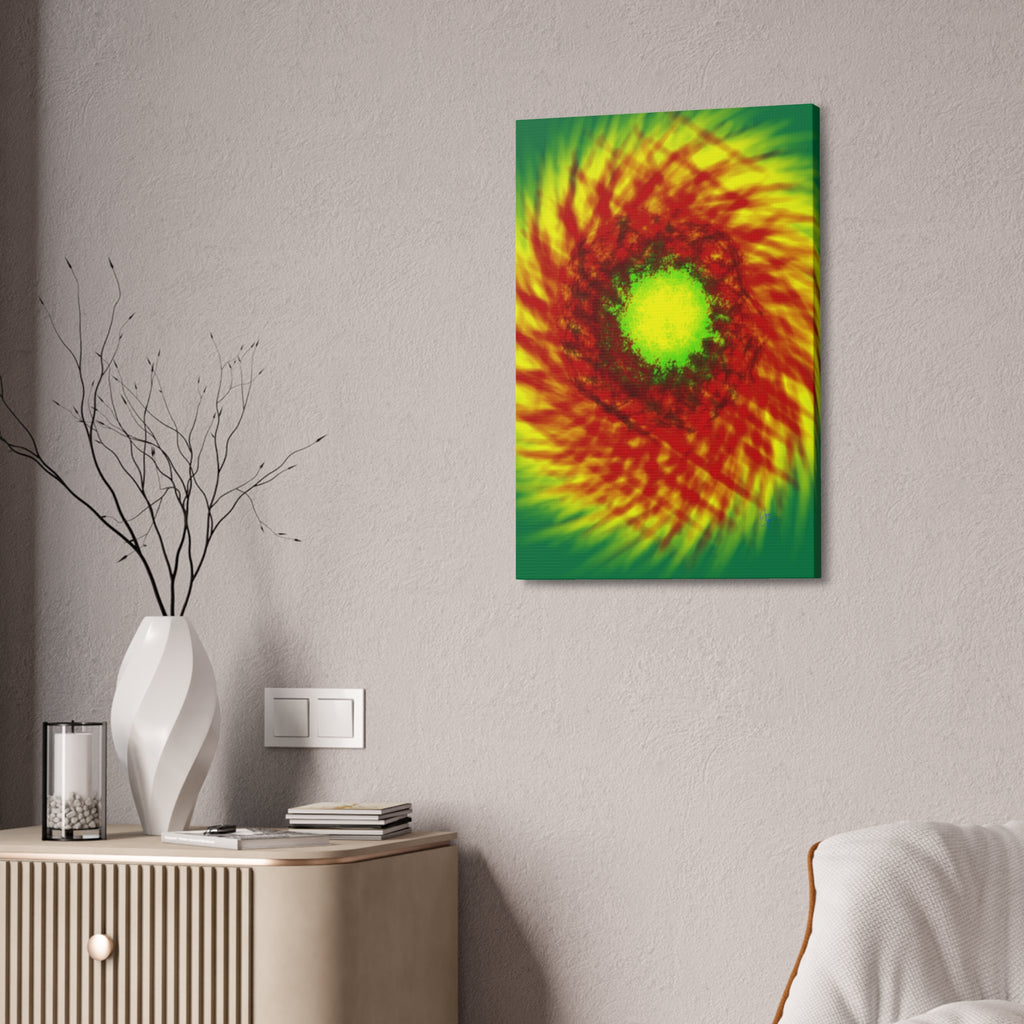 Glowing Blossom Canvas Stretched 1.5"