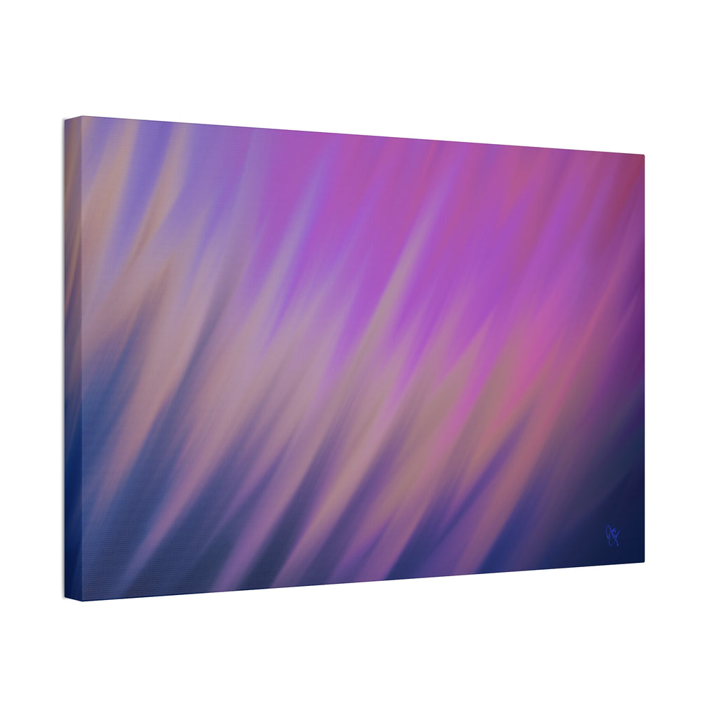 Abstract Purple Gradient Canvas Wall Art — Stretched 1.5"