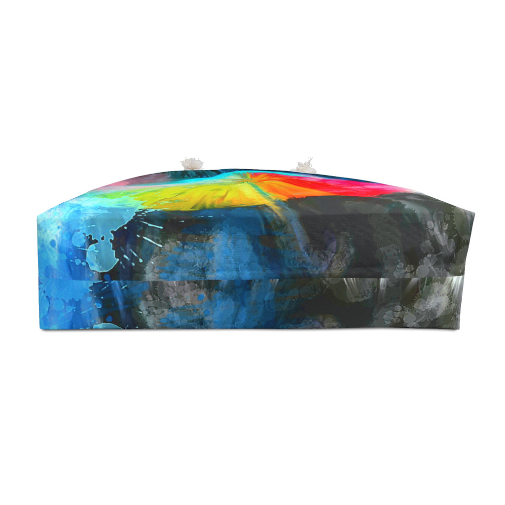 Colorful Umbrella Beach Weekender Bag — Vibrant Travel Tote