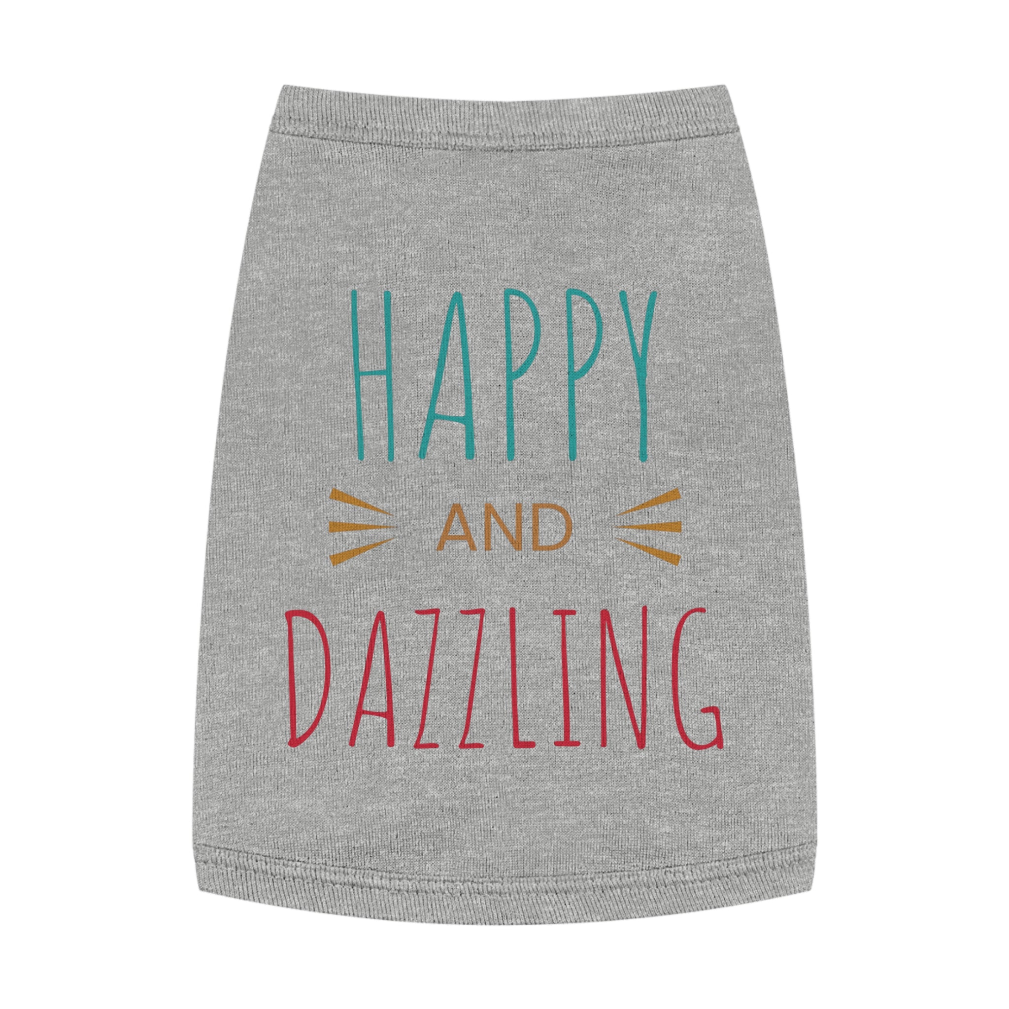 Happy & Dazzling Pet Tank Top for Fun-Loving Pets I