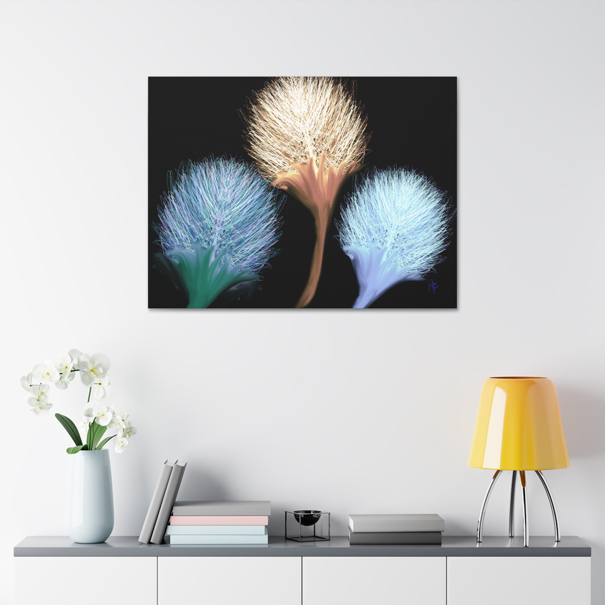 Floral Frond Canvas