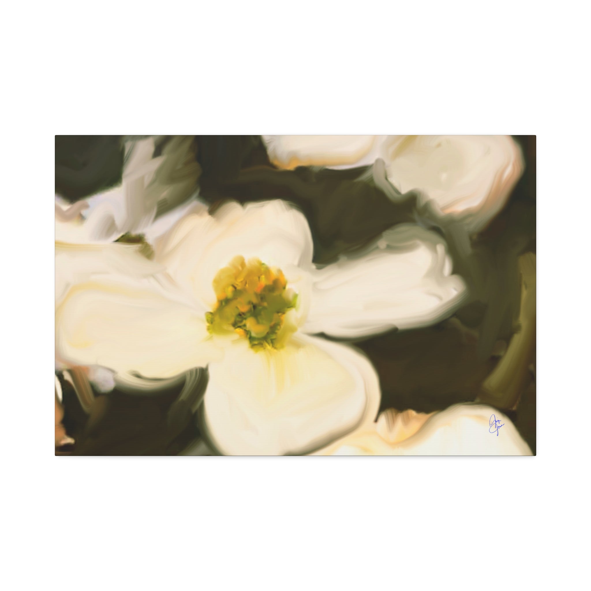 Davey Dogwood Park Palestine TX Canvas Wall Art