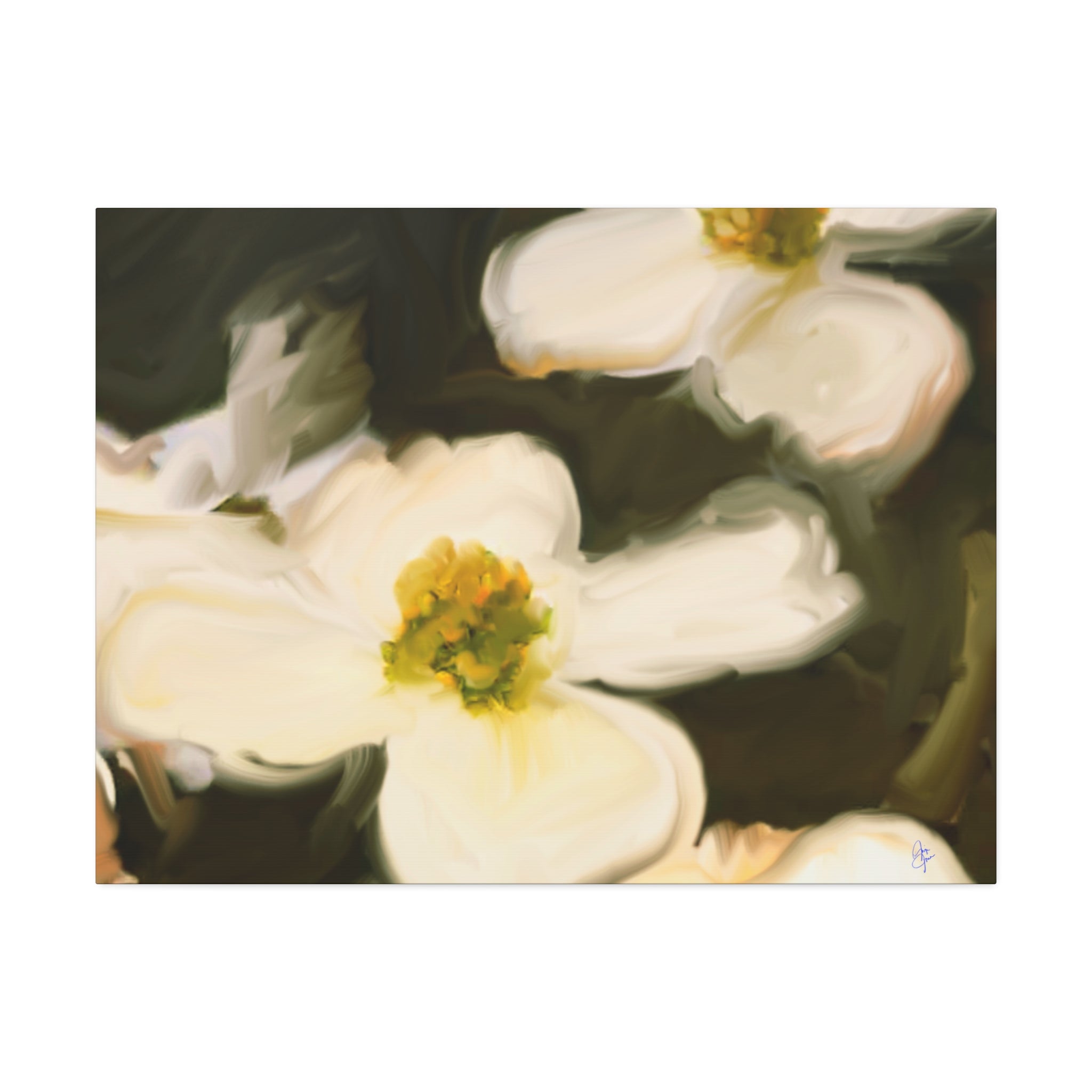 Davey Dogwood Park Palestine TX Canvas Wall Art
