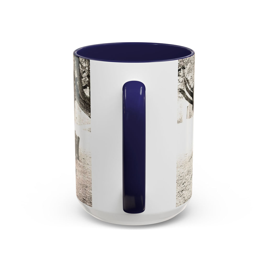 Conversation Bench Coffee Mug — 'I'll Join the Conversation' Accent Ceramic Mug