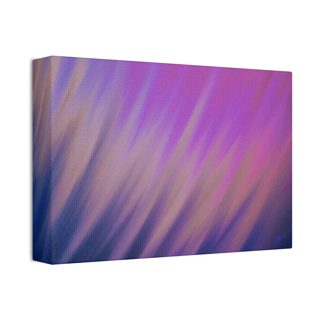 Abstract Purple Gradient Canvas Wall Art — Stretched 1.5"