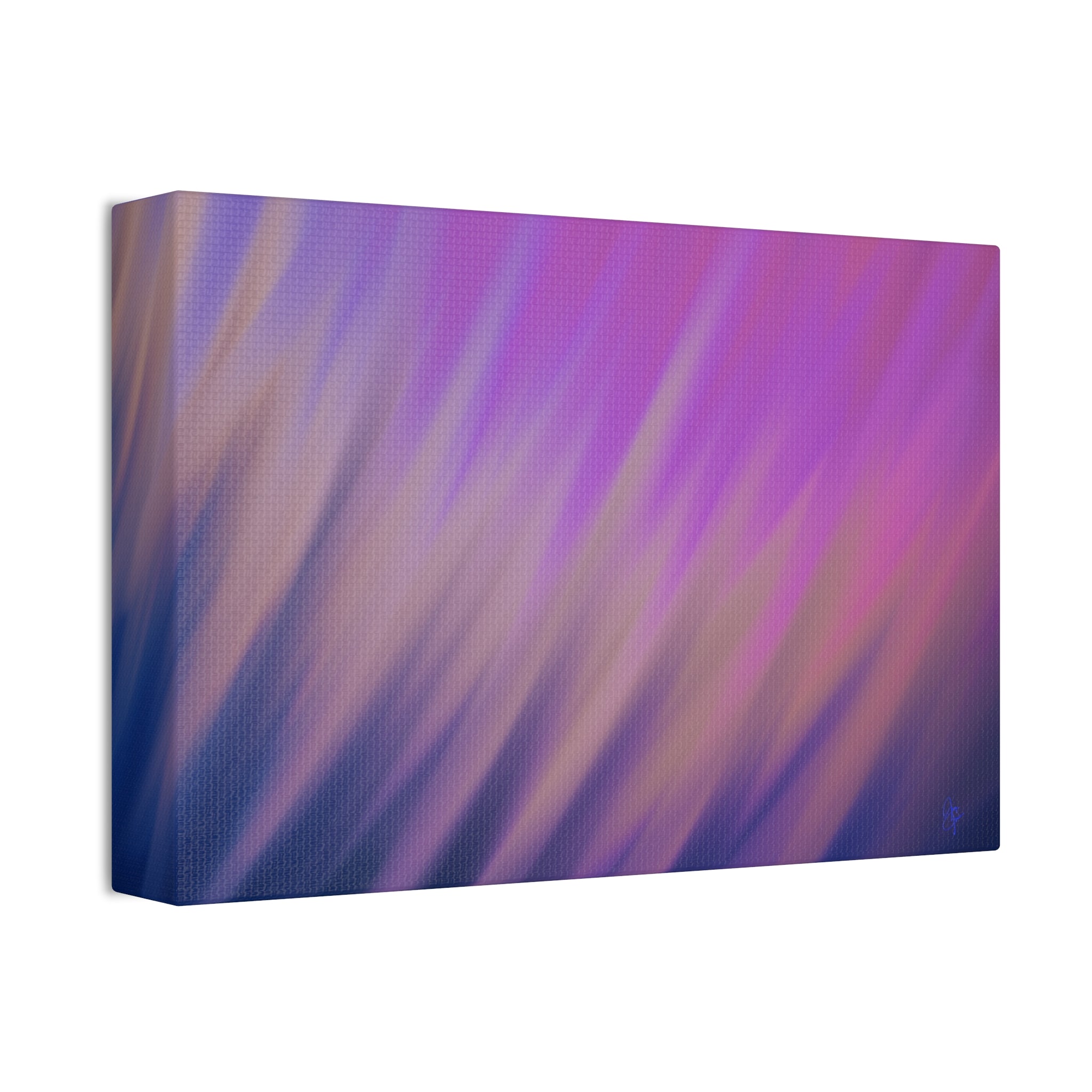 Abstract Purple Gradient Canvas Wall Art — Stretched 1.5"
