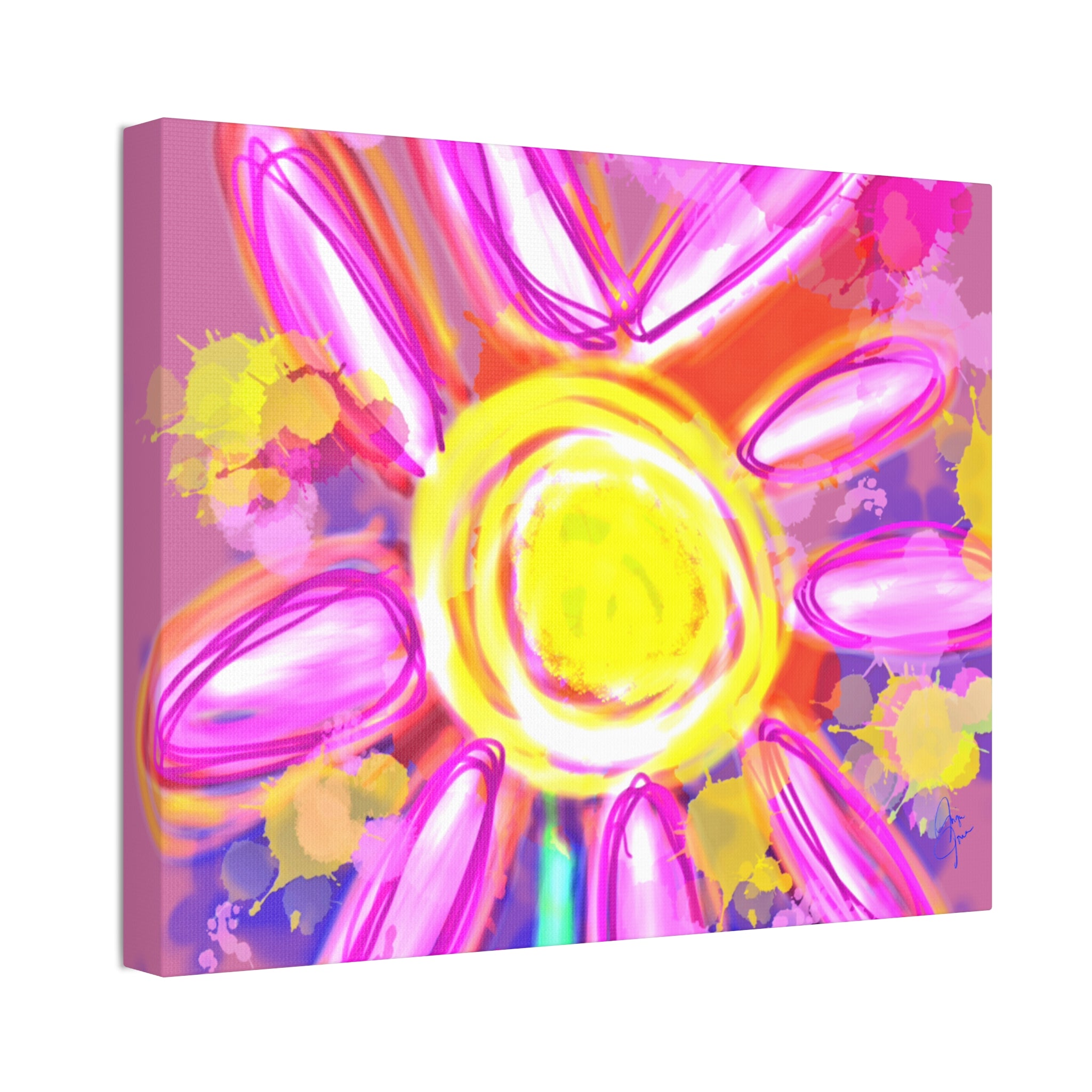 Bright Sunshine Daisy Canvas