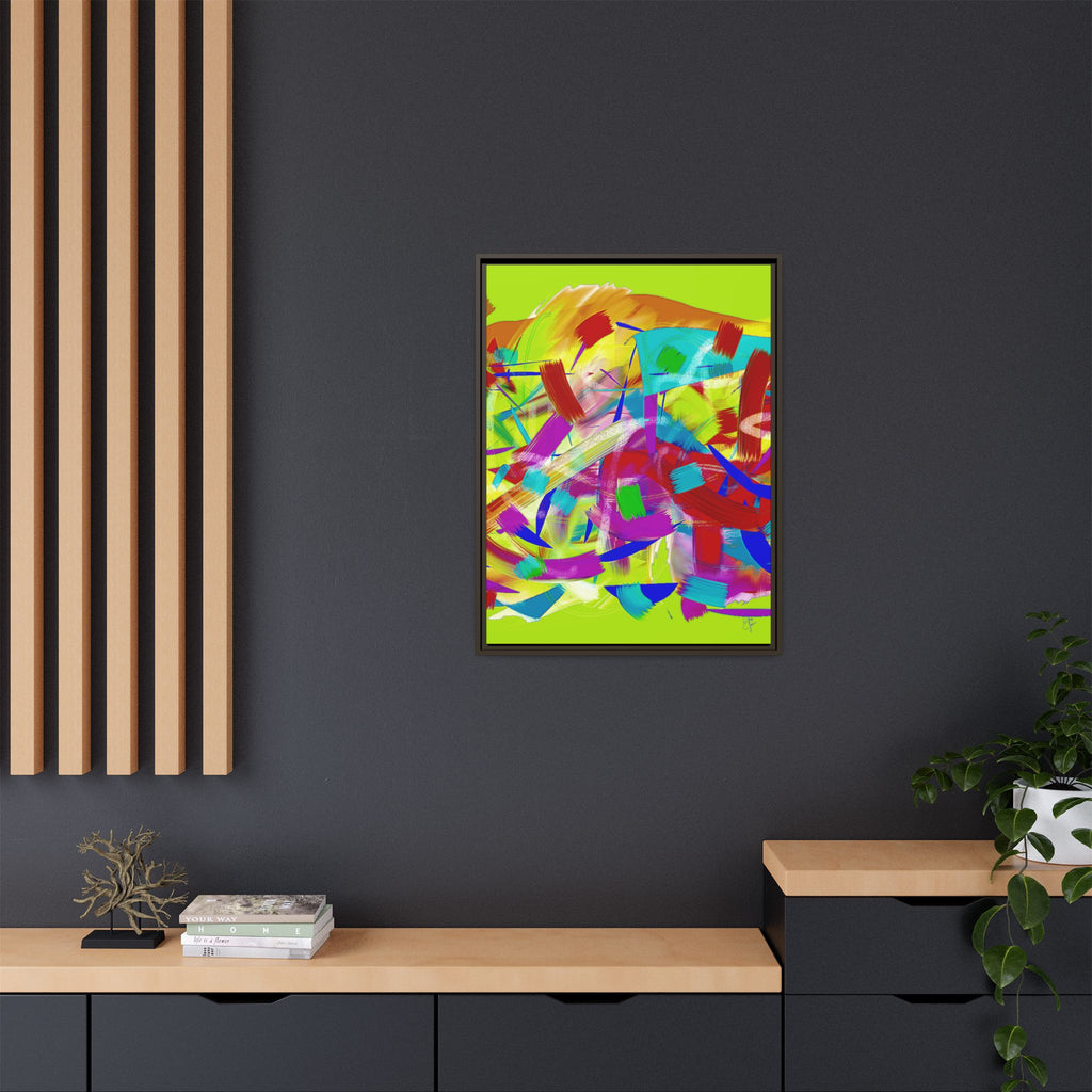 Matte Canvas, Framed (Multi-color)