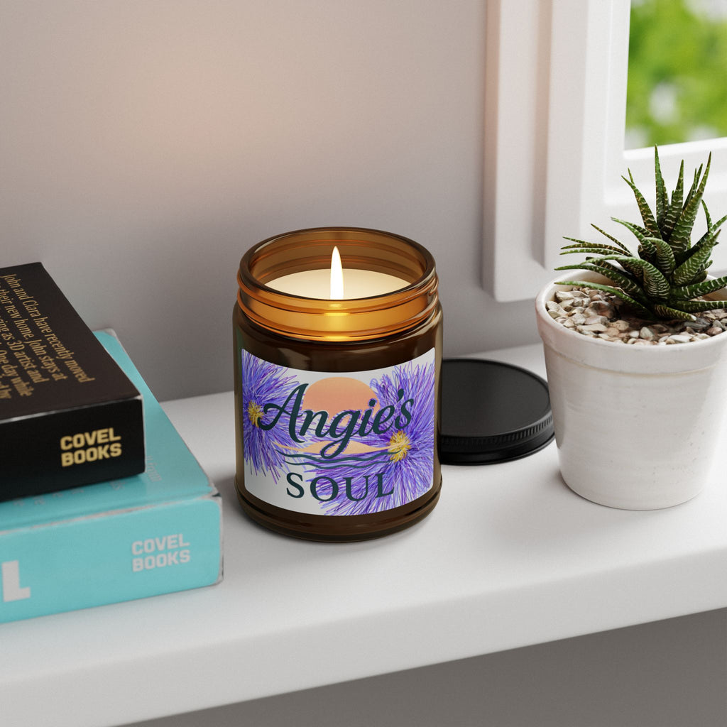 Angie's Soul Scented Soy Candle — Amber Jar (Multi-Size)