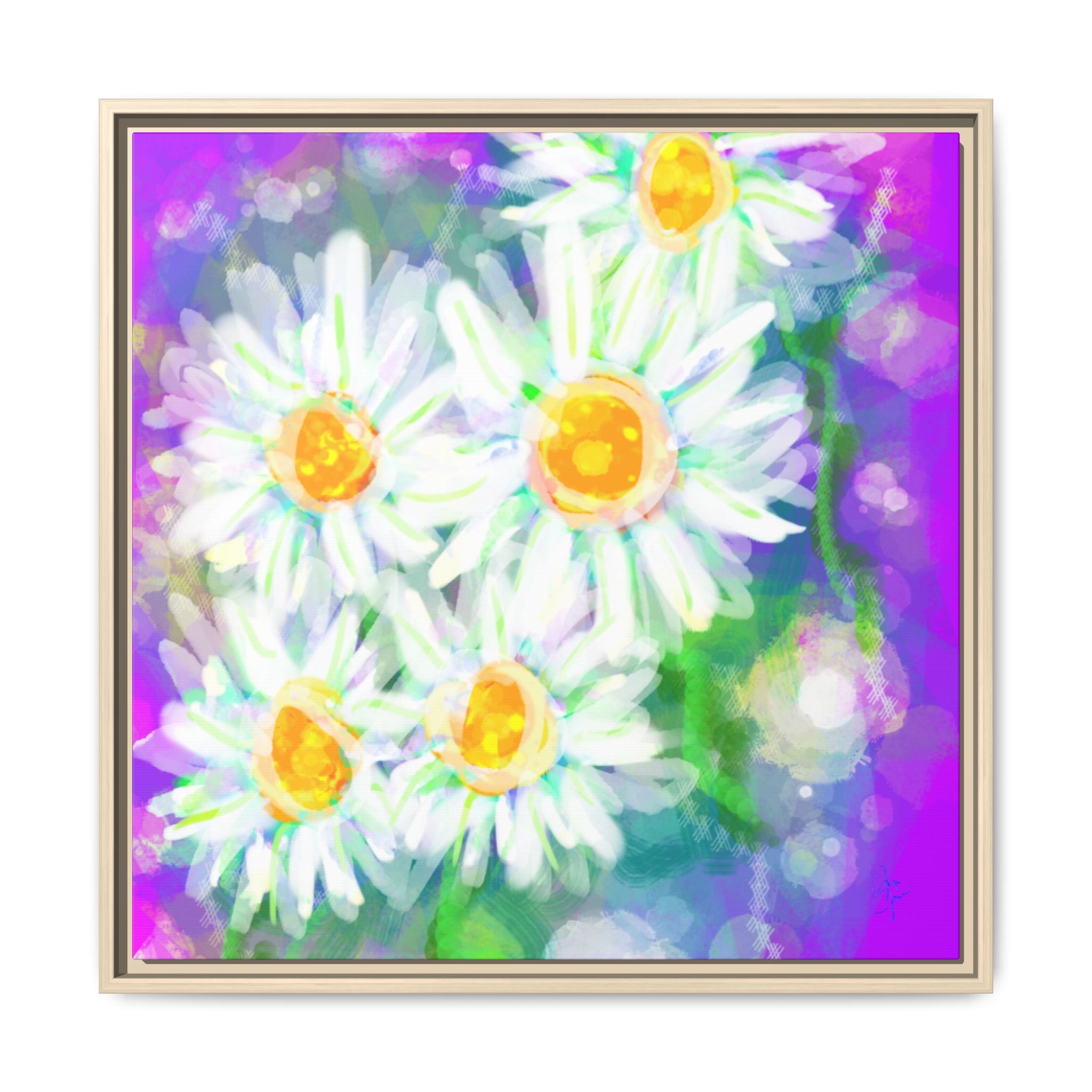 Matte Canvas, Framed (Multi-color)