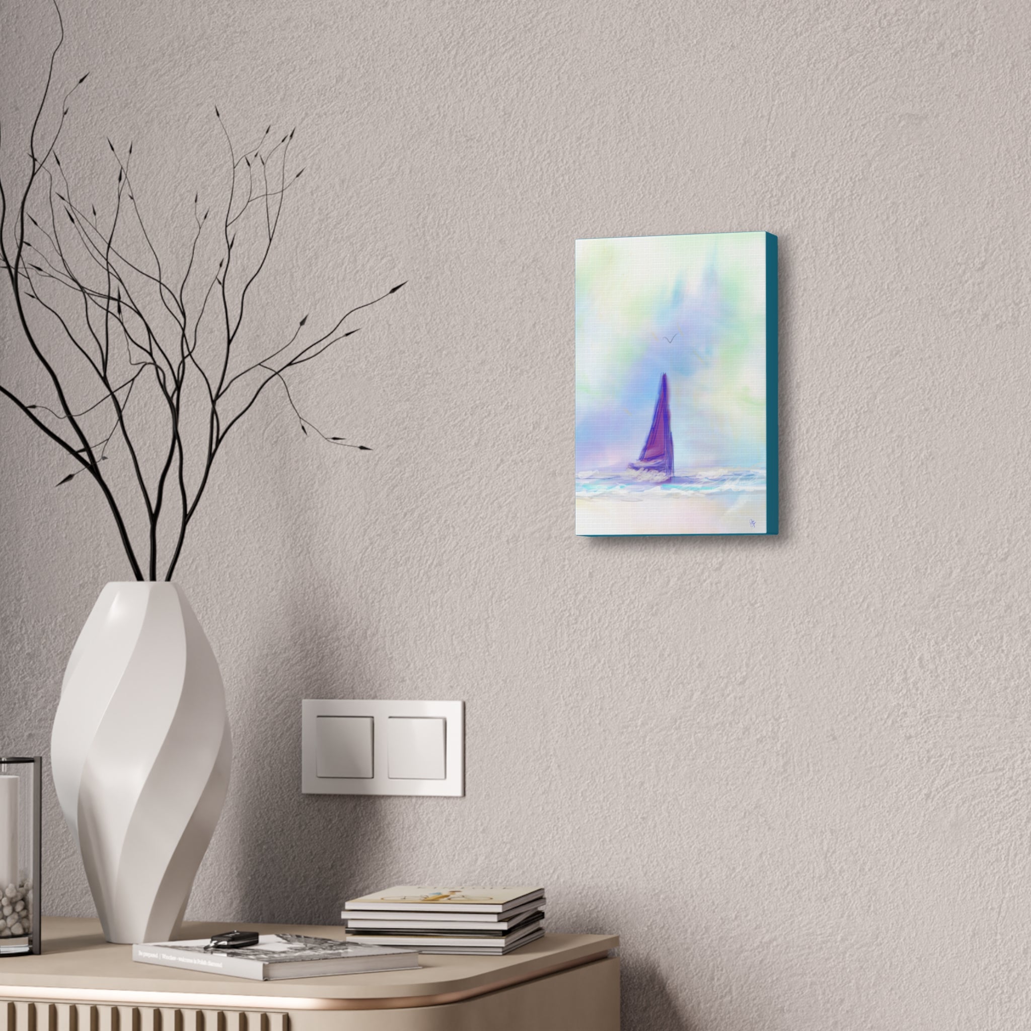 Sailboat Seascape Canvas