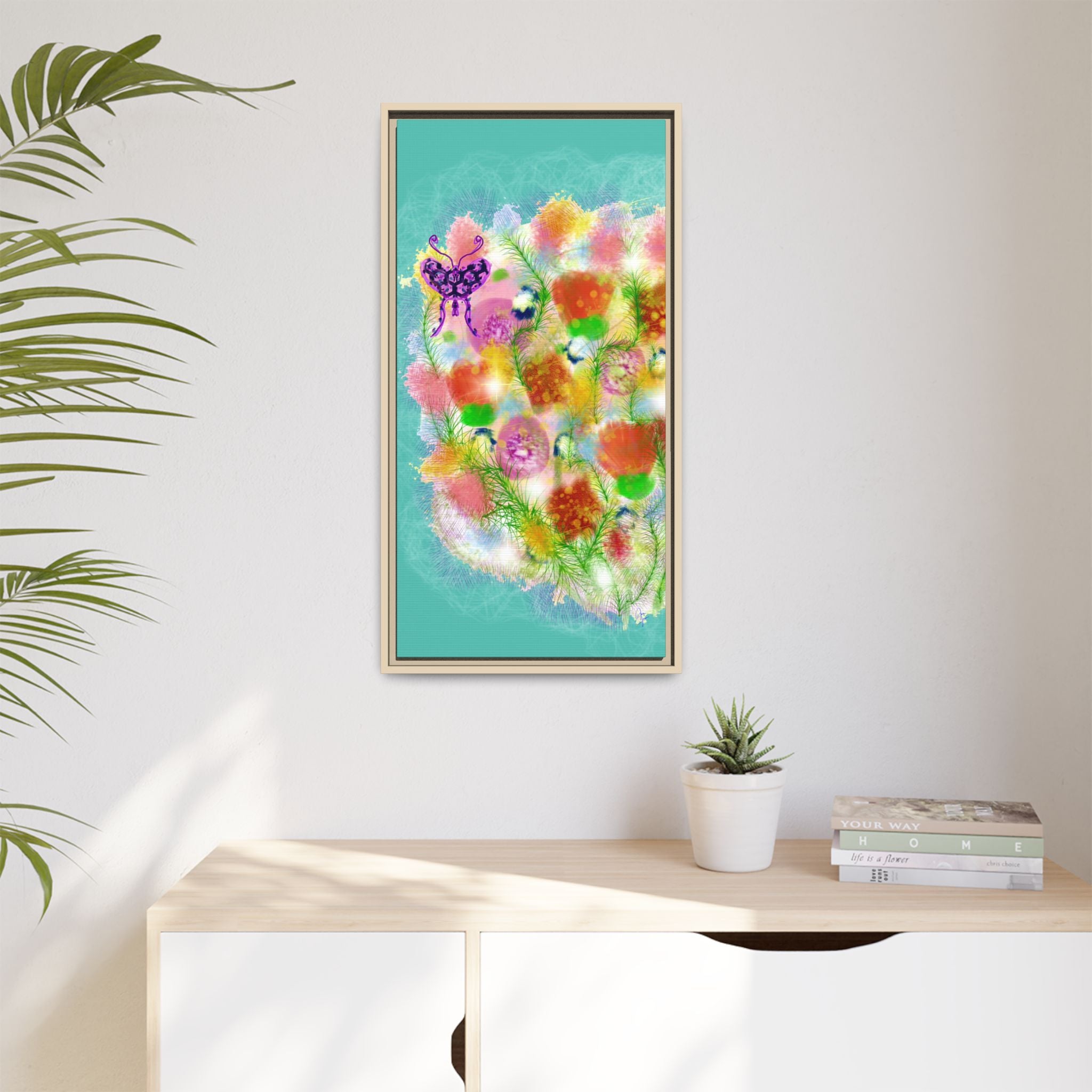Matte Canvas, Framed (Multi-color)