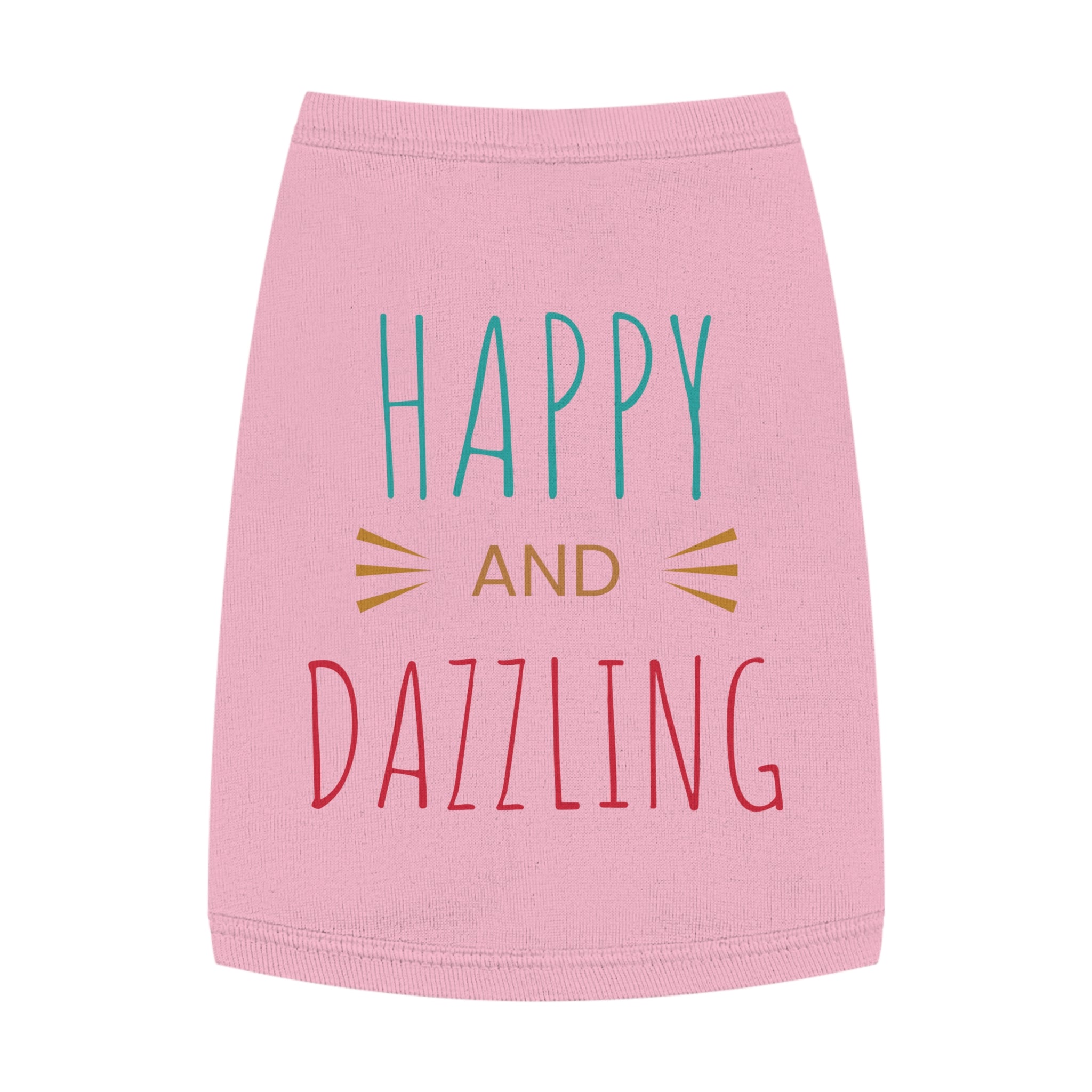 Happy & Dazzling Pet Tank Top for Fun-Loving Pets I