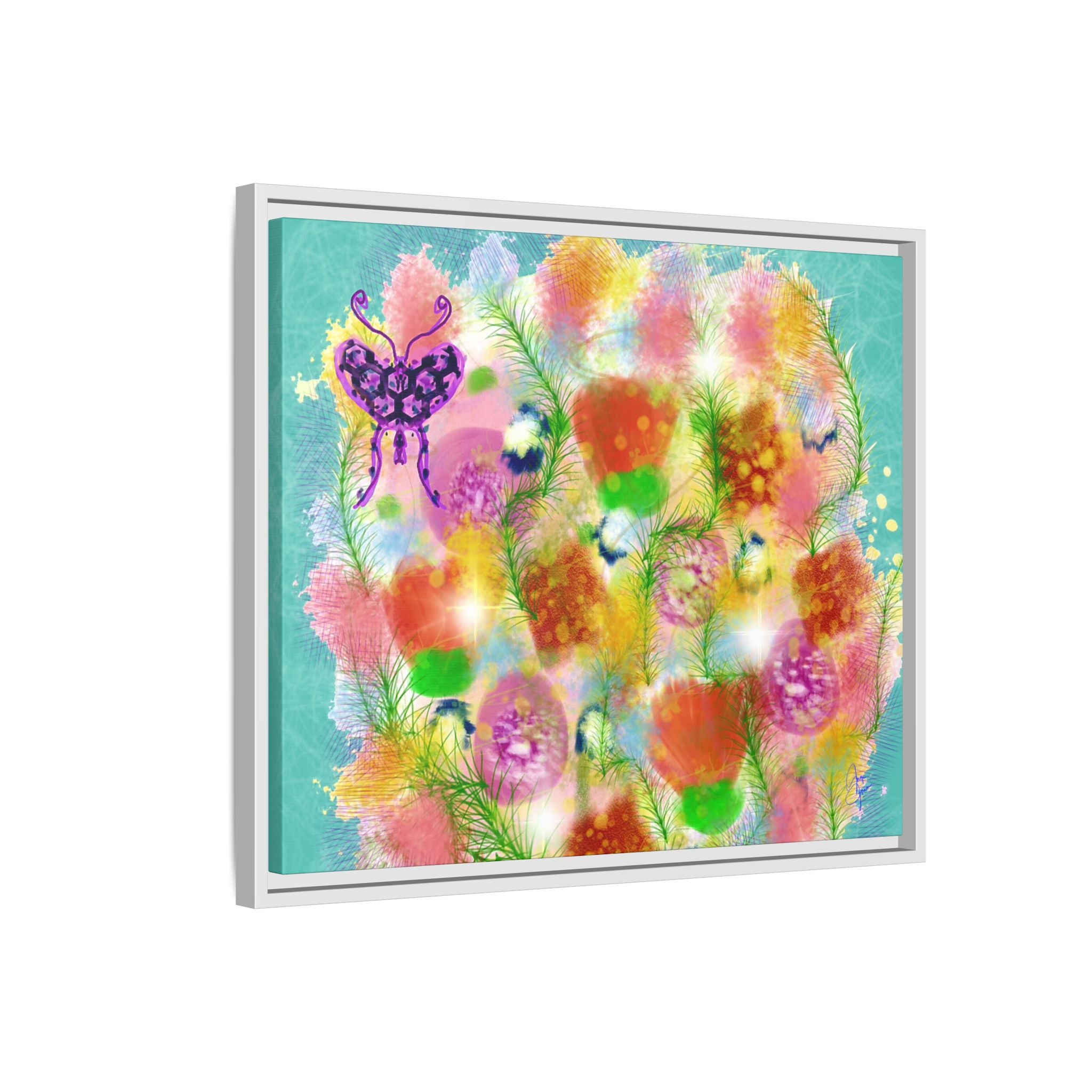 Matte Canvas, Framed (Multi-color)