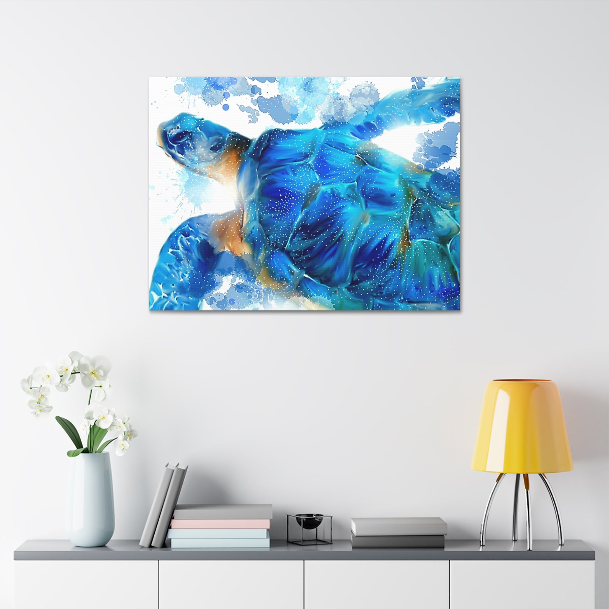Sea Turtle Canvas Stretch — Stretched Canvas Wall Art (1.5")