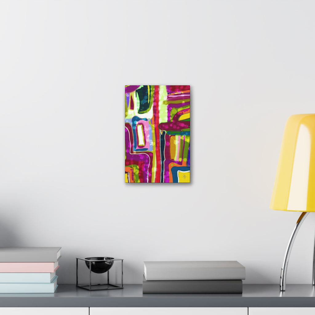 Abstract Colorburst Canvas – Vibrant Pop Art Wall Decor