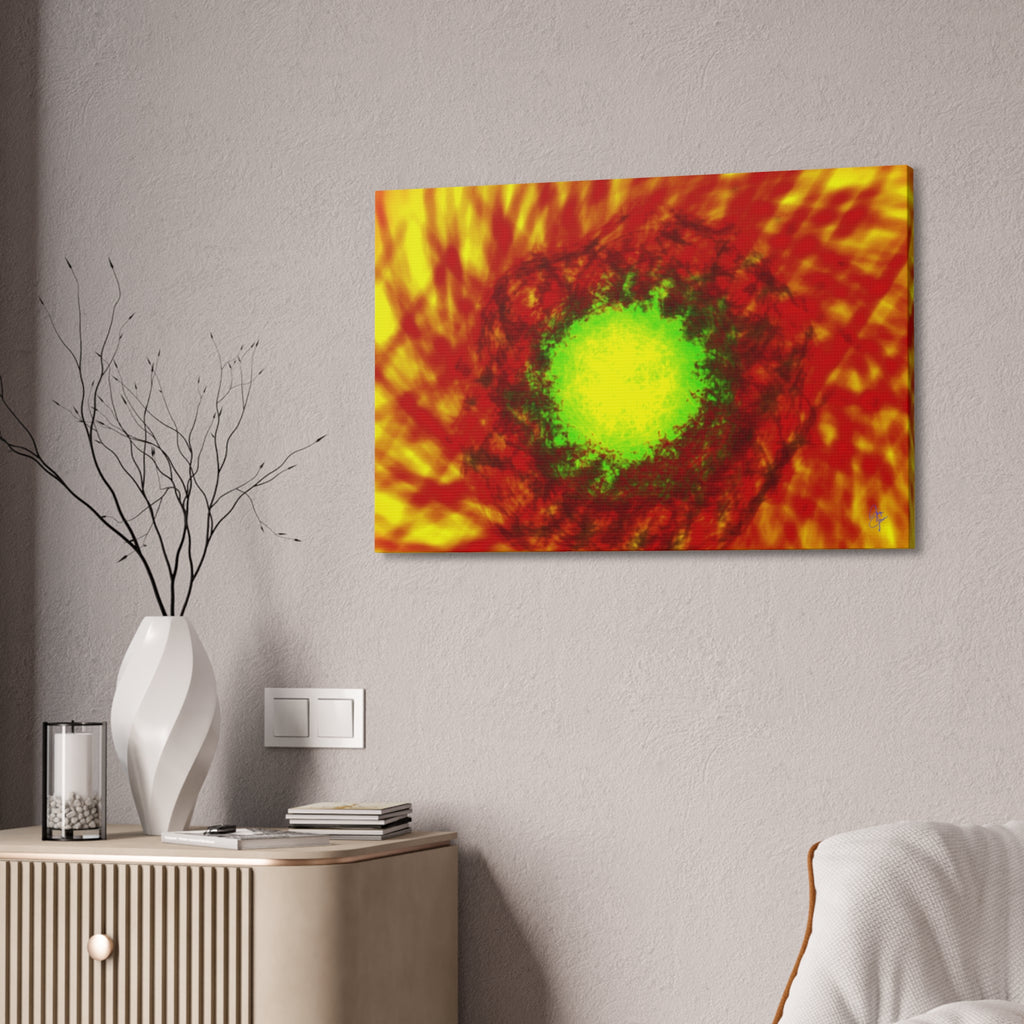 Glowing Blossom Canvas Stretched 1.5"