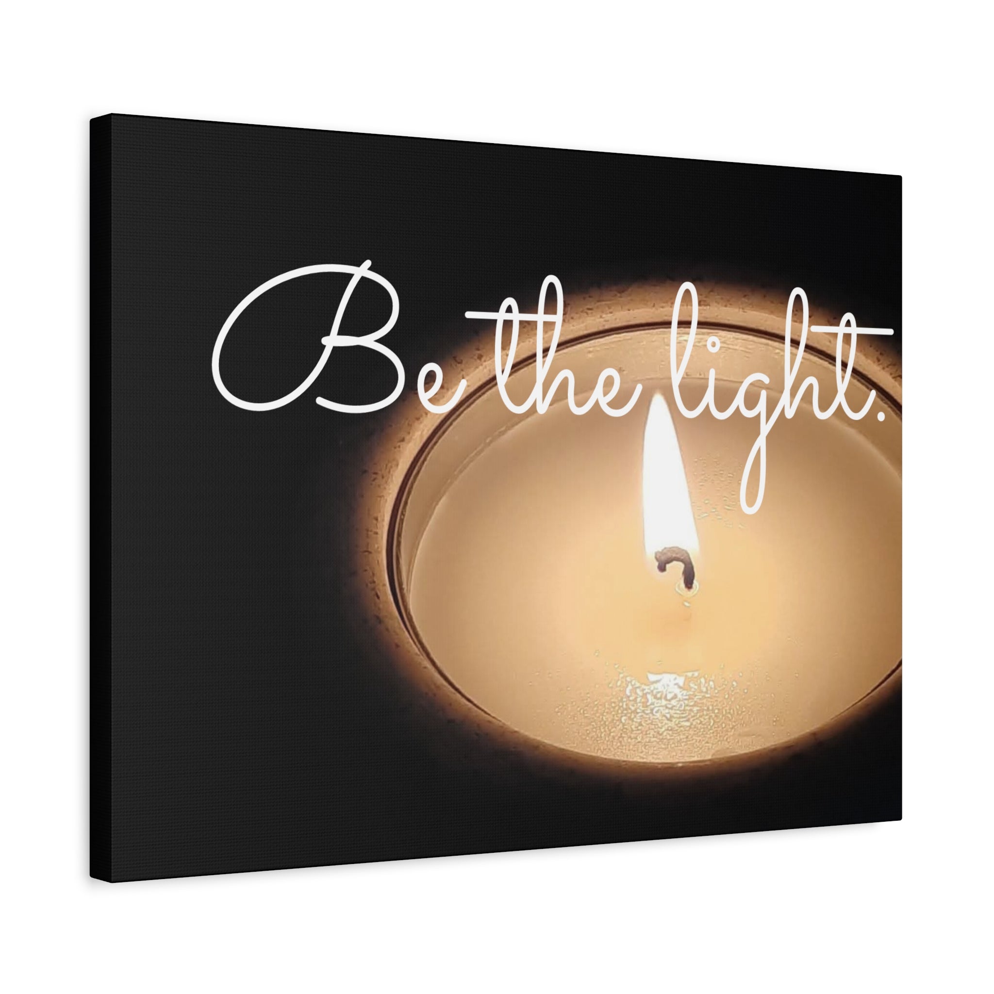 Canvas Print - 'Be the Light' Inspiration Wall Art