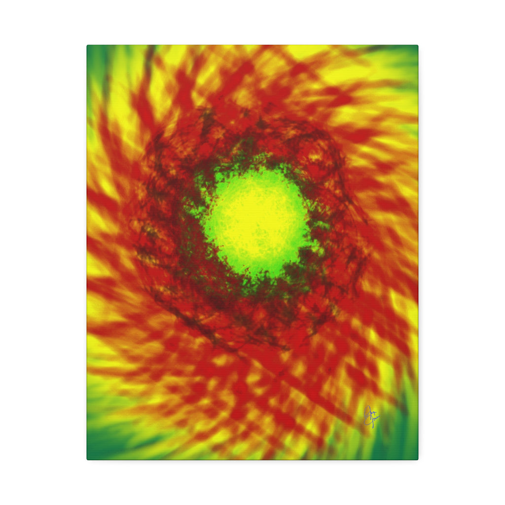 Glowing Blossom Canvas Stretched 1.5"