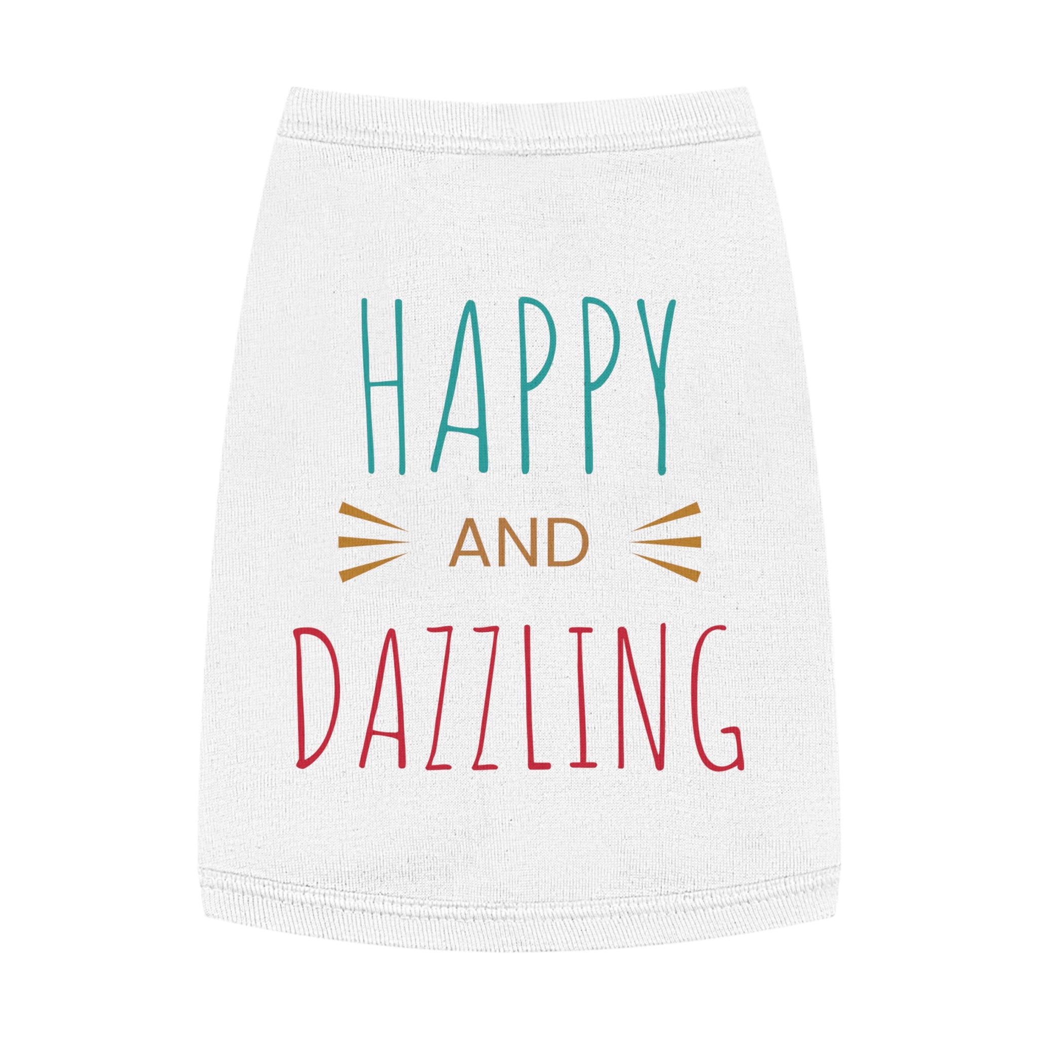 Happy & Dazzling Pet Tank Top for Fun-Loving Pets I