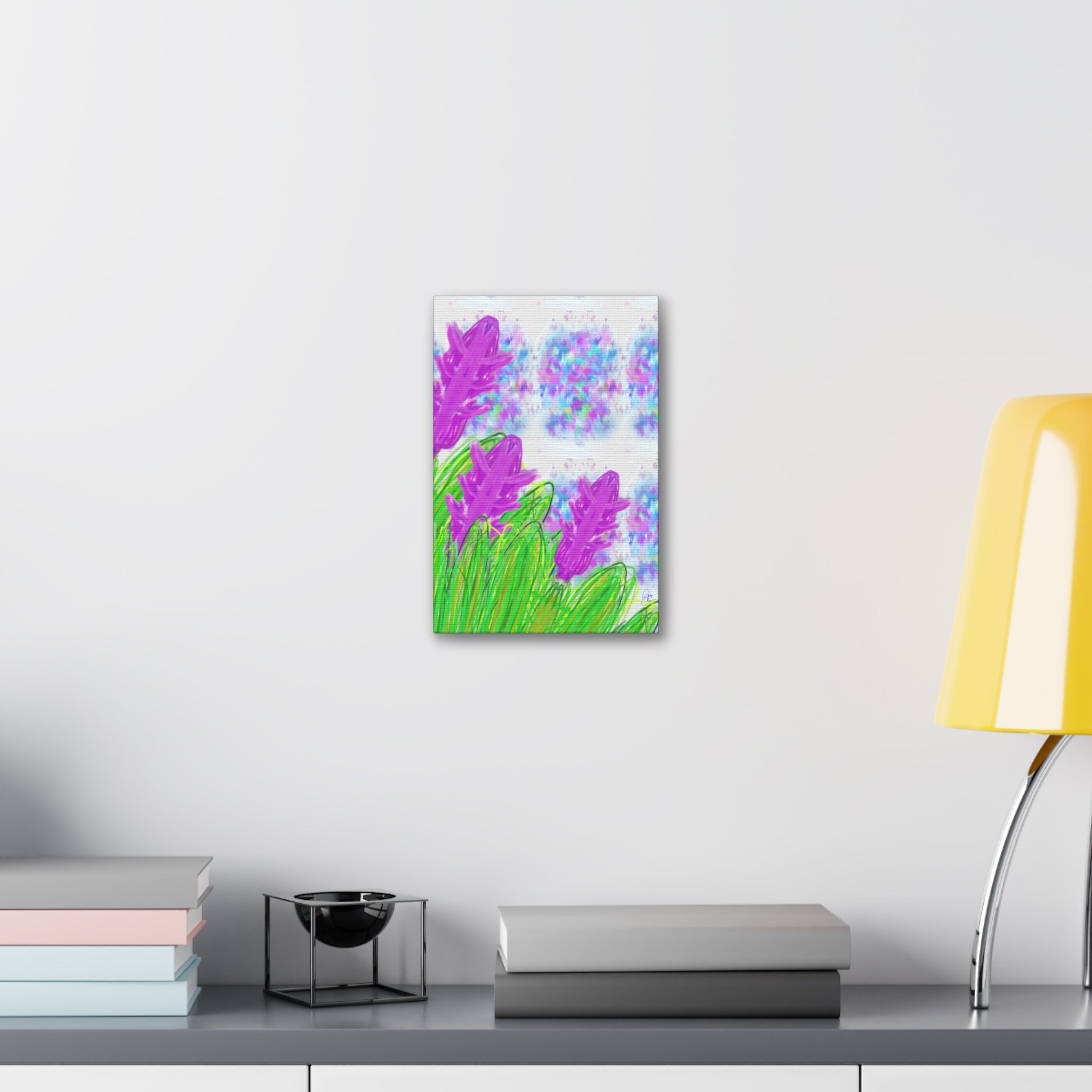 Canvas — Lavender Meadow Stretched Art Print
