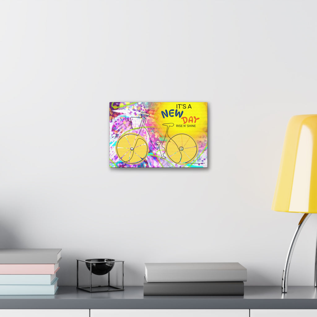 Inspirational Bicycle Canvas Stretched 1.5"