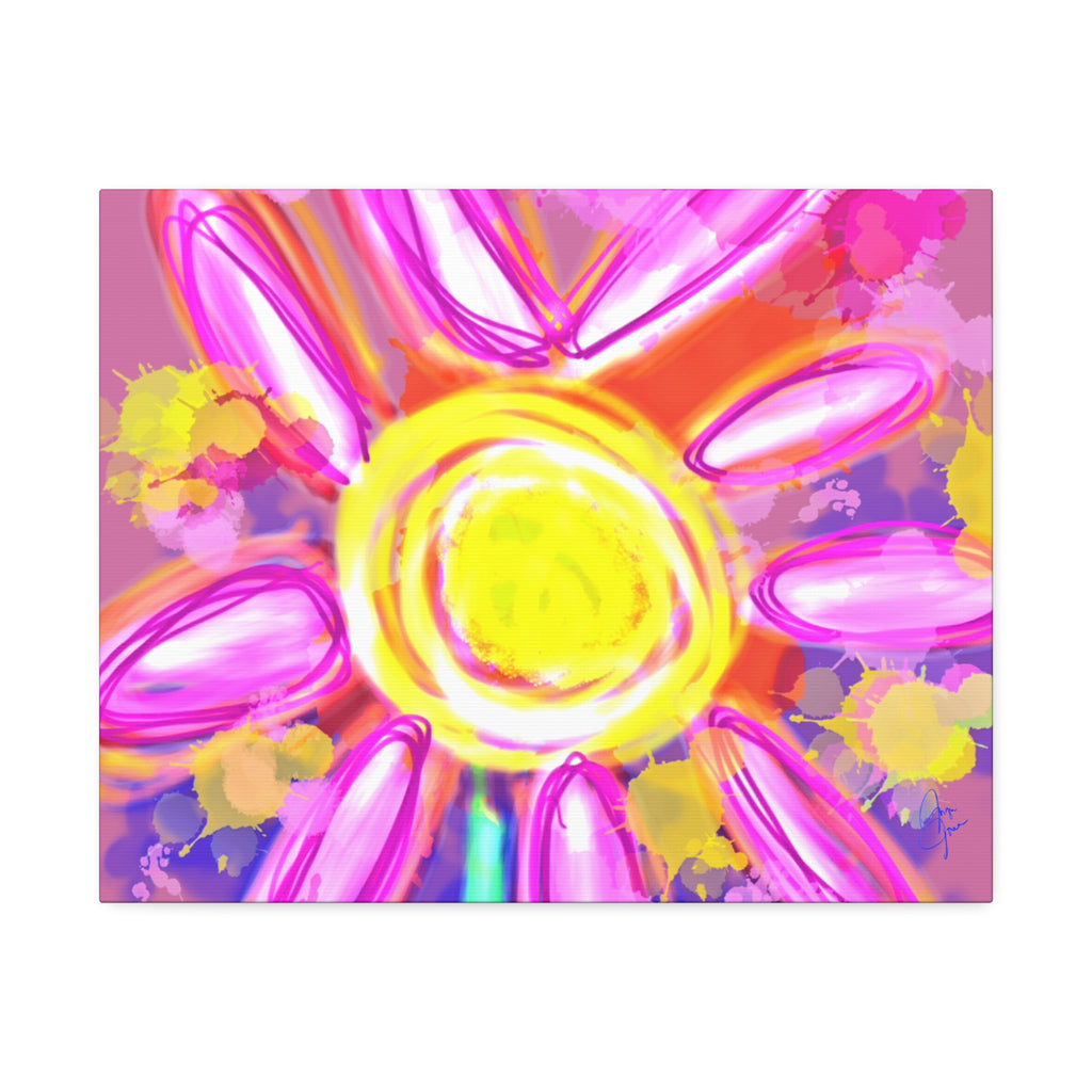 Bright Sunshine Daisy Canvas
