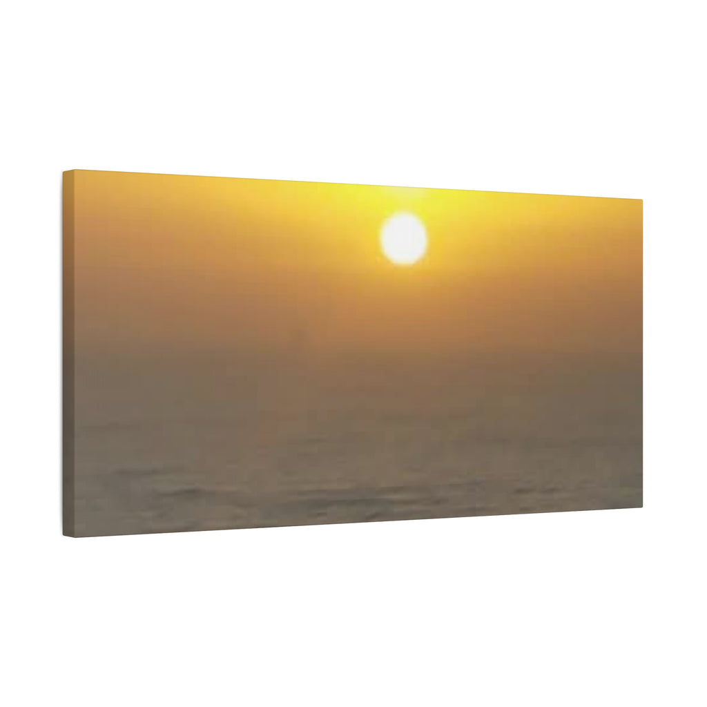 Sunset Ocean Canvas Art Print