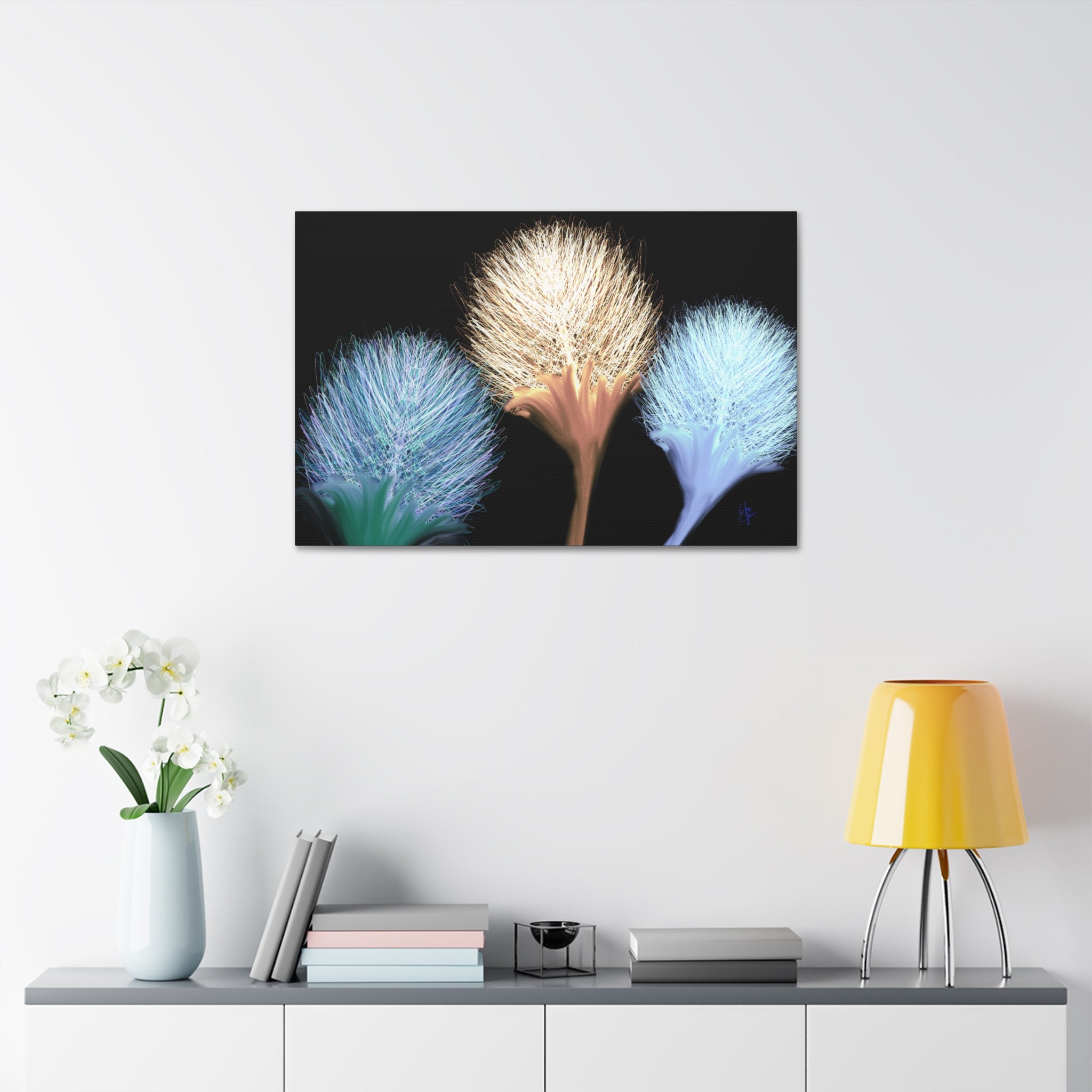 Floral Frond Canvas