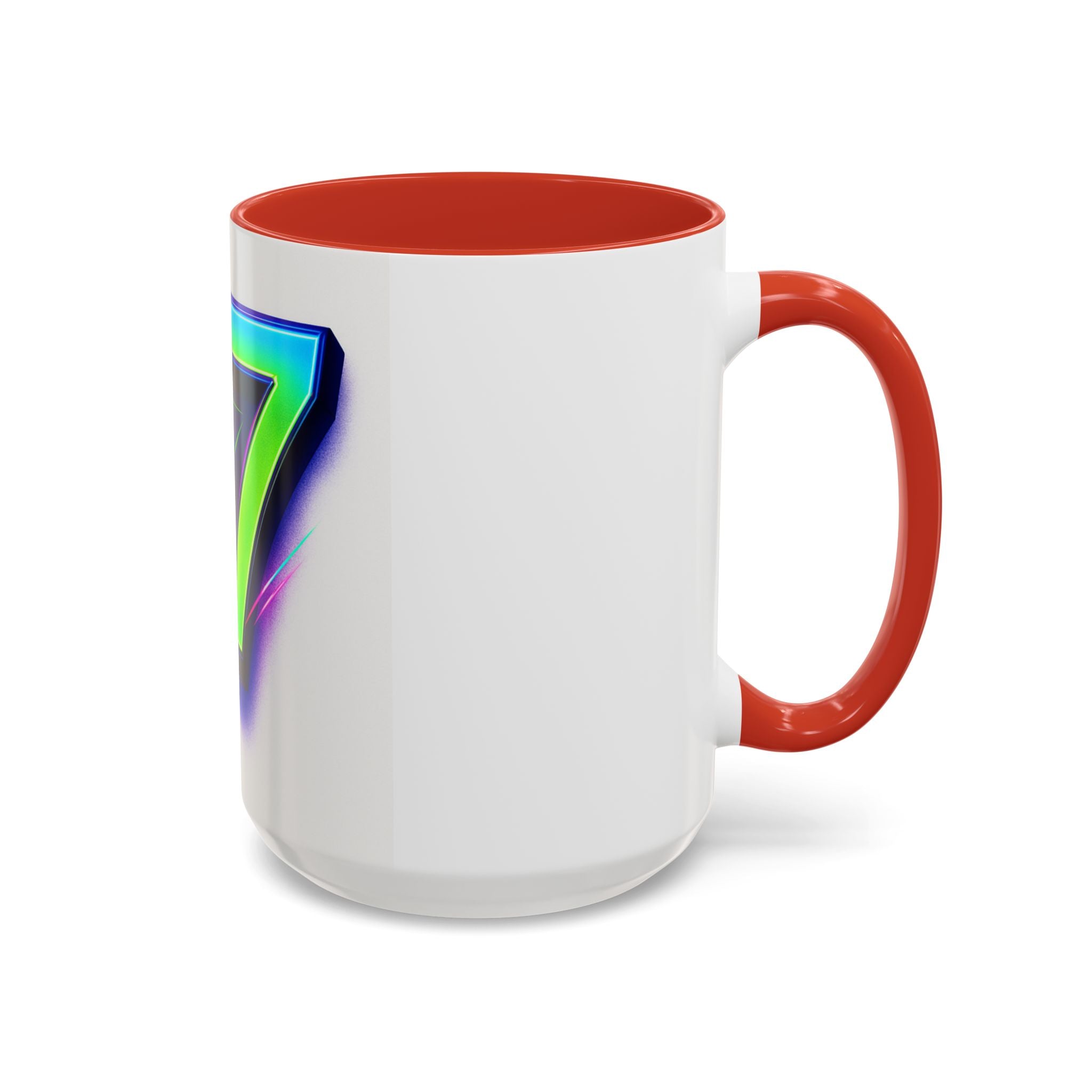 Accent Coffee Mug — Numbers 6 & 7 Kids Design (11/15 oz)
