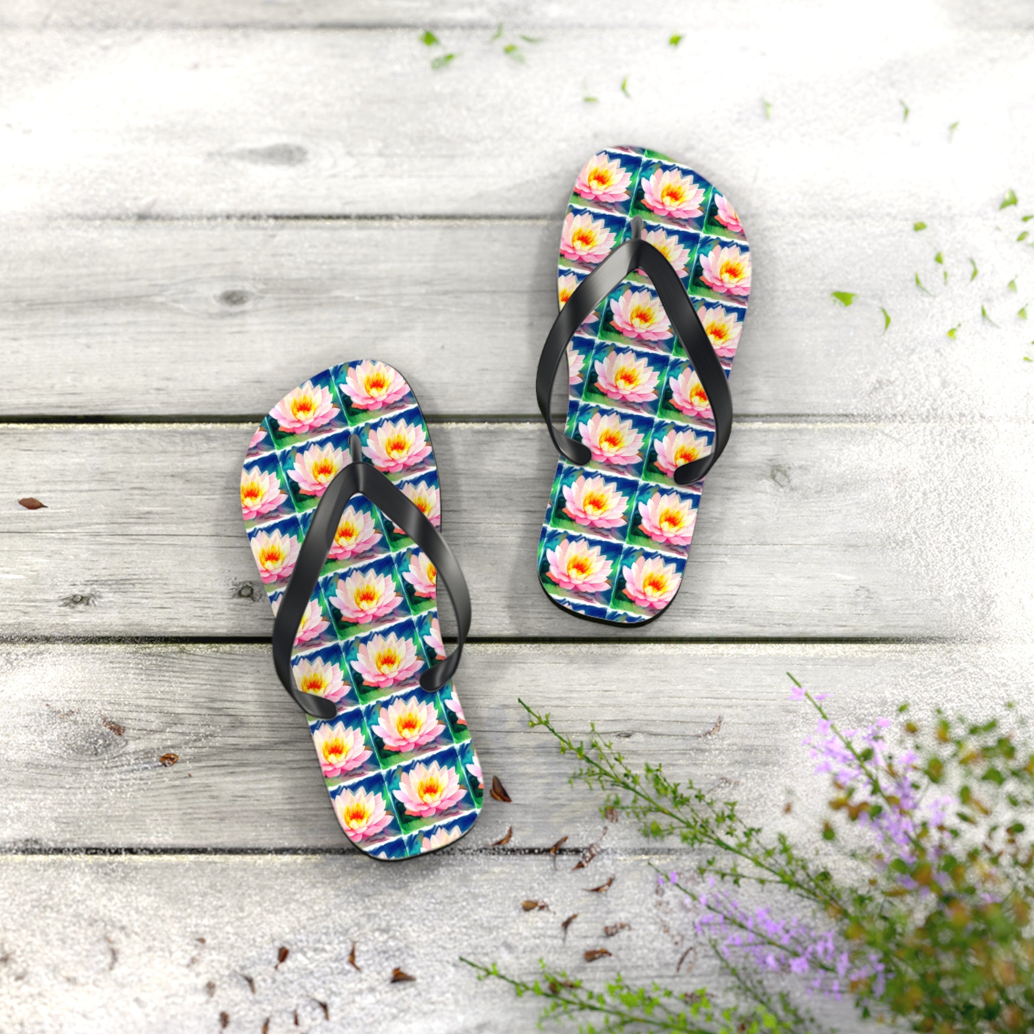 Tranquil Gardening Flip Flops — Relaxing Garden Vibes Sandals