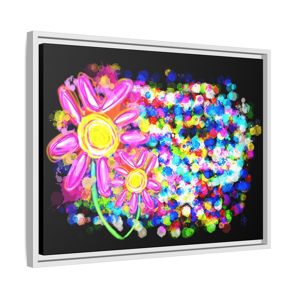 Playful Color Matte Canvas Framed Wall Art