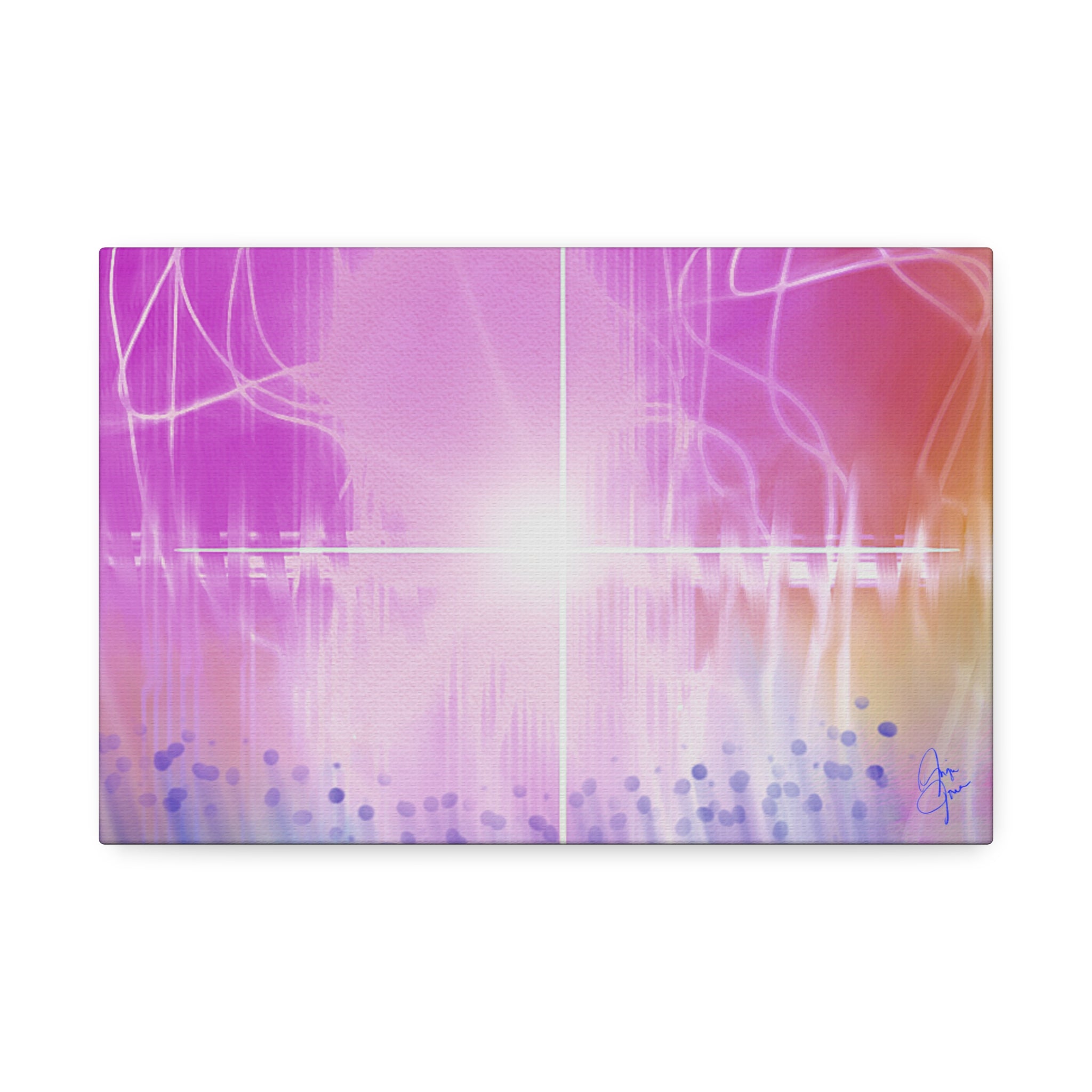 Abstract Radiant Light Canvas
