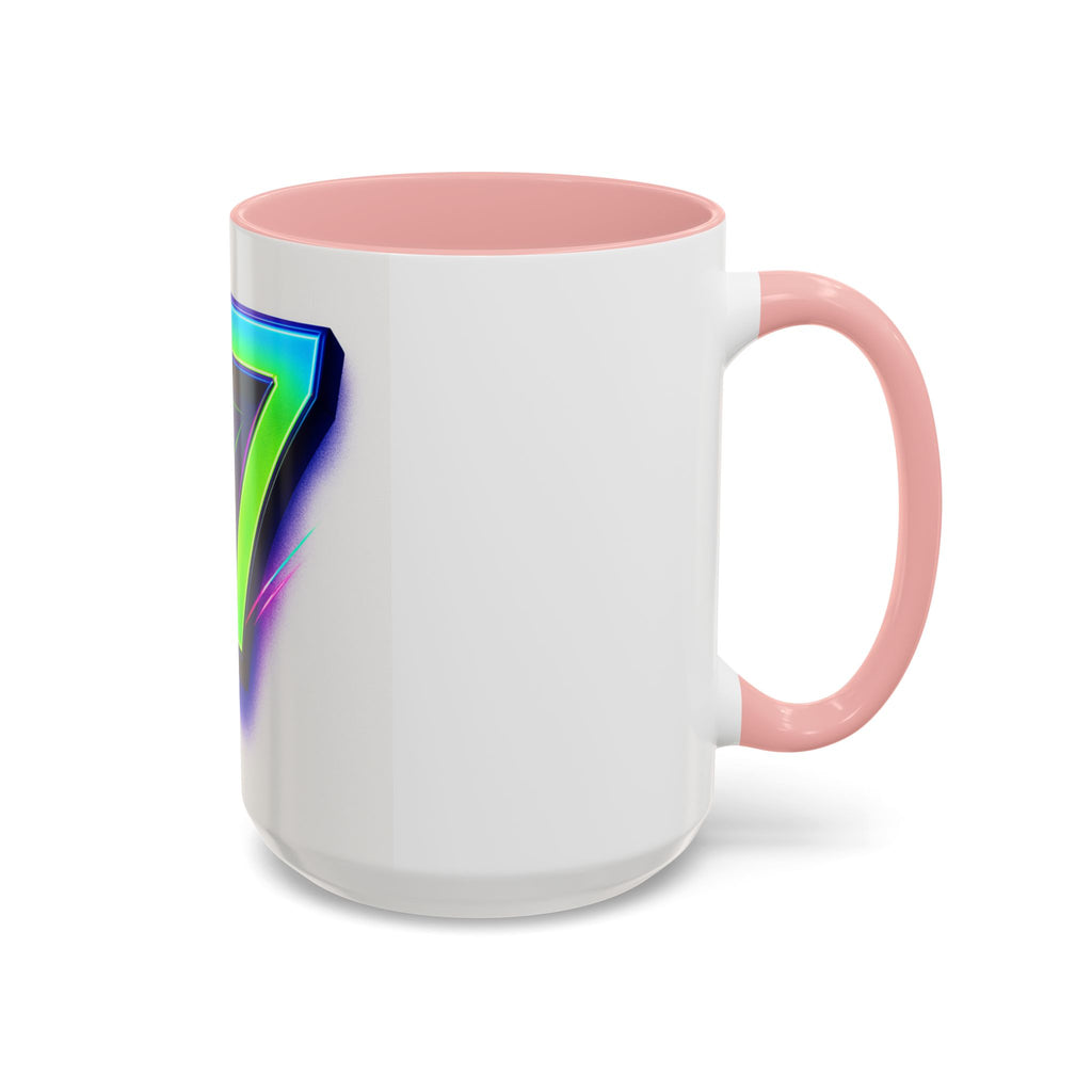 Accent Coffee Mug — Numbers 6 & 7 Kids Design (11/15 oz)