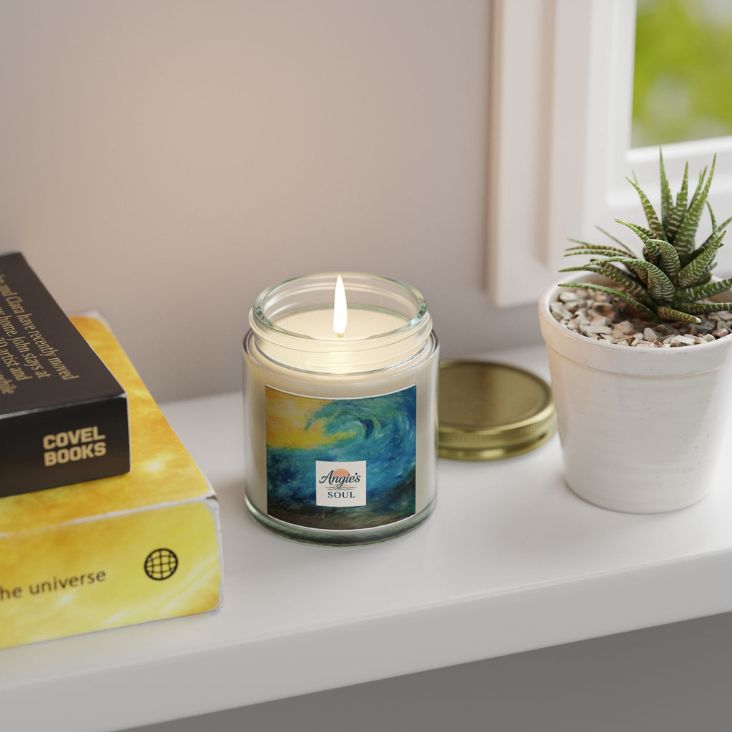 Coconut Apricot Soy Candle (4oz & 9oz) – Angie’s Soul Beach Wave Scent