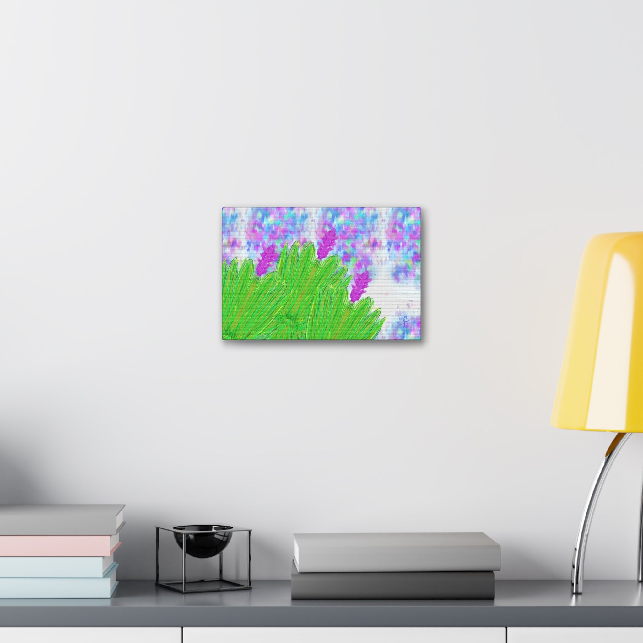 Canvas — Lavender Meadow Stretched Art Print