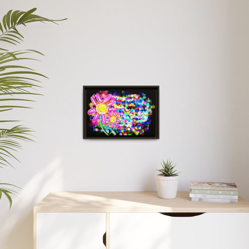 Playful Color Matte Canvas Framed Wall Art