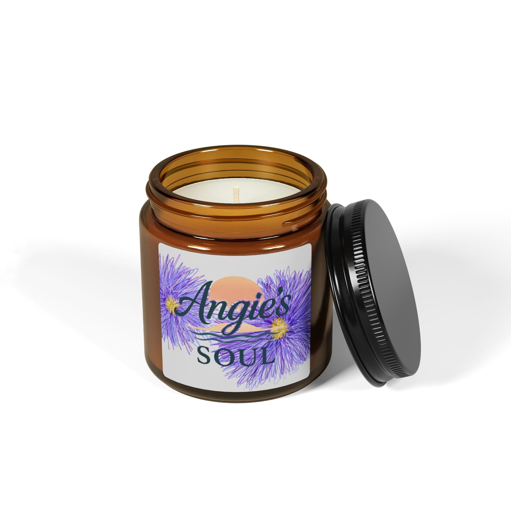 Angie's Soul Scented Soy Candle — Amber Jar (Multi-Size)