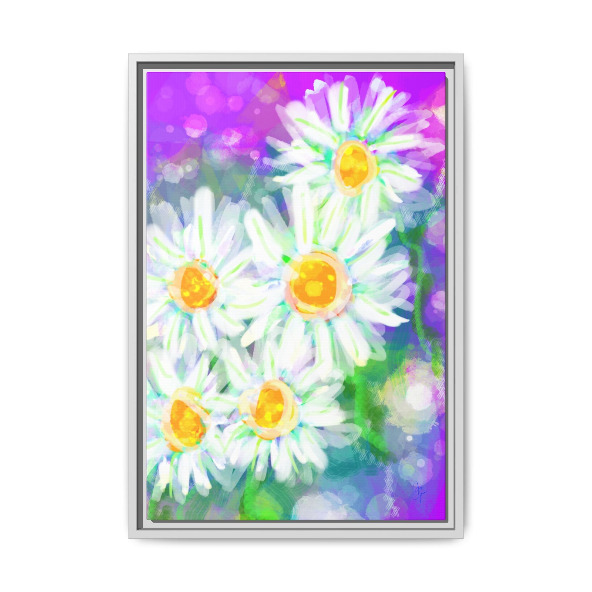 Matte Canvas, Framed (Multi-color)