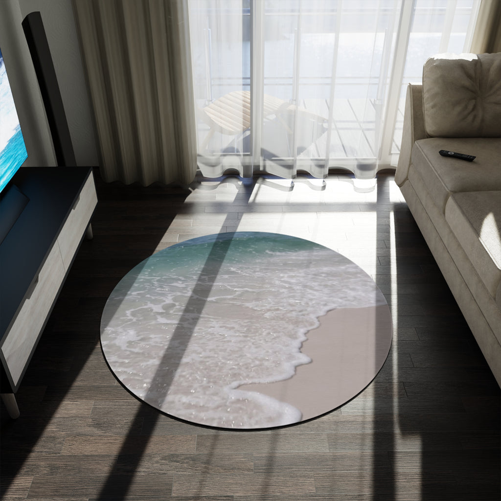 Coastal-Inspired Round Rug